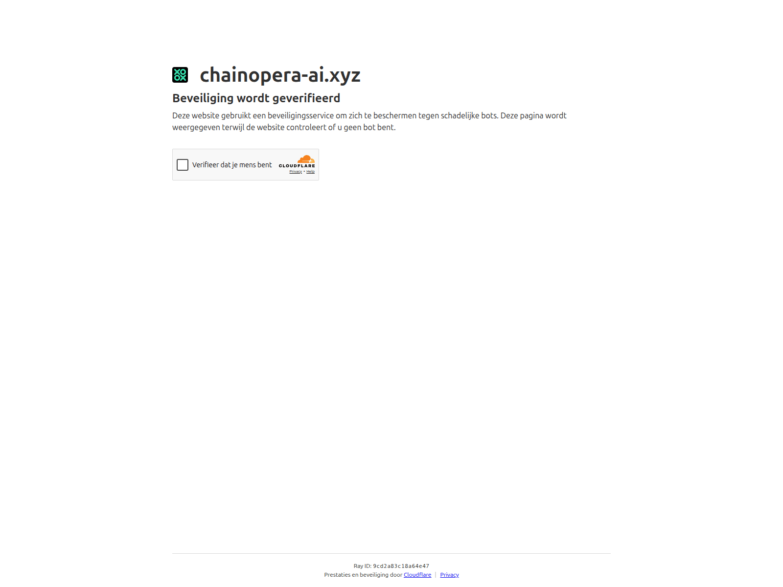 Screenshot of chainopera-ai.xyz