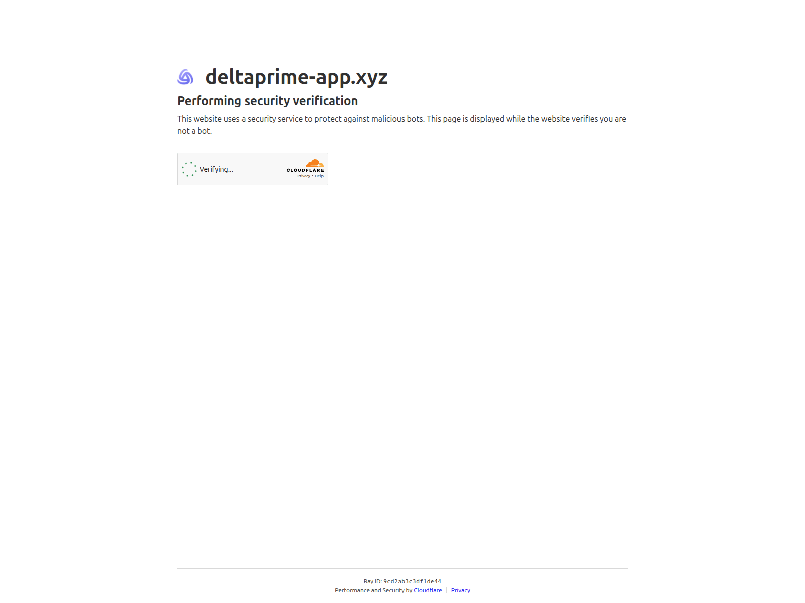 Screenshot of deltaprime-app.xyz