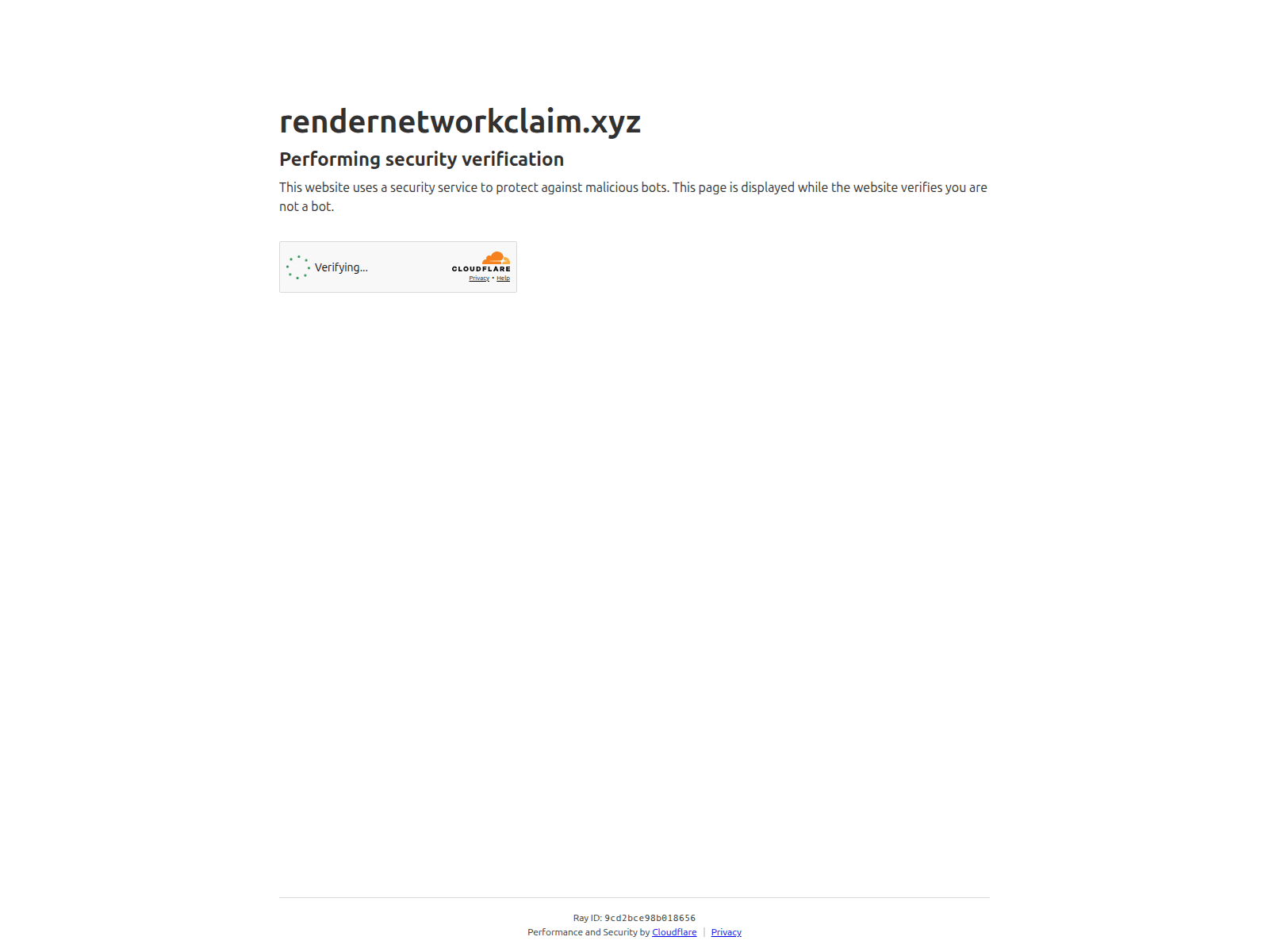 Screenshot of rendernetworkclaim.xyz