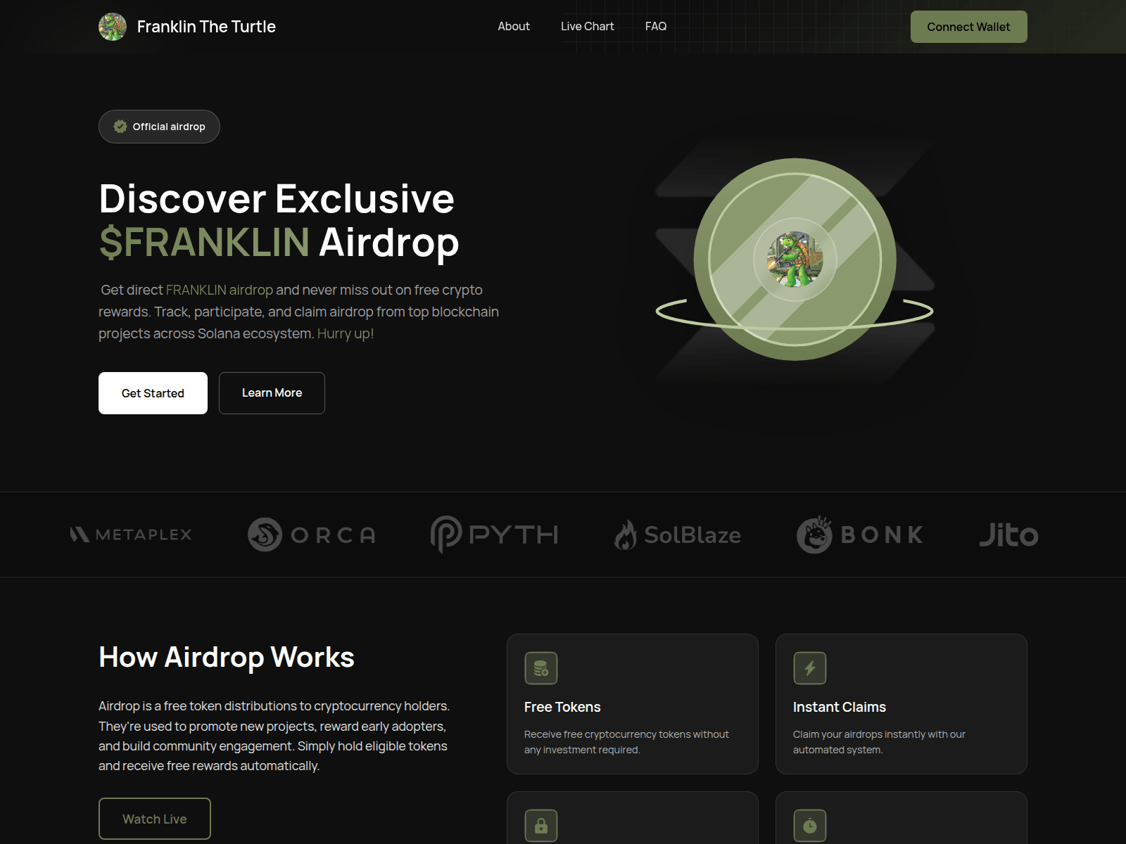 Screenshot of join-franklinsturtle.xyz