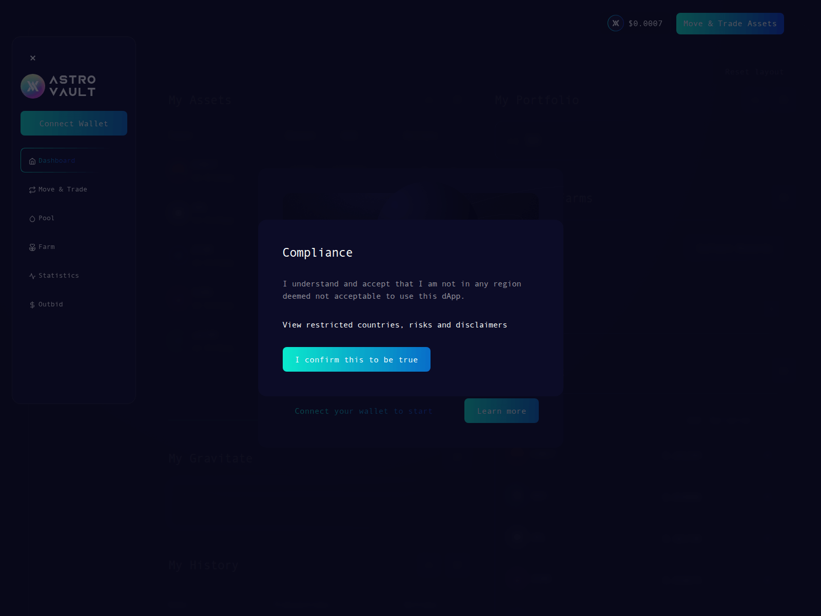 Screenshot of axvdex.zone