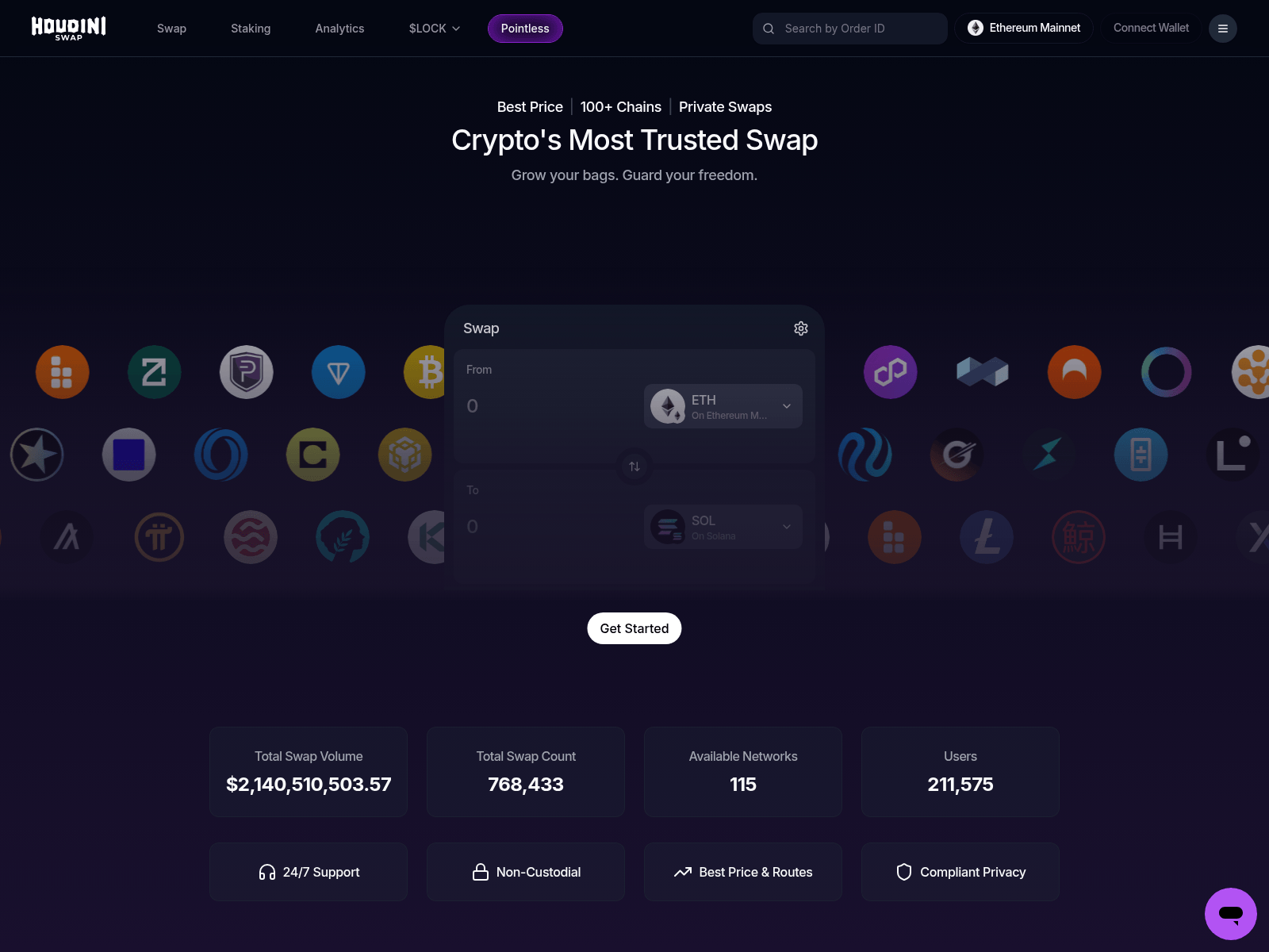 Screenshot of joudiniswap.com