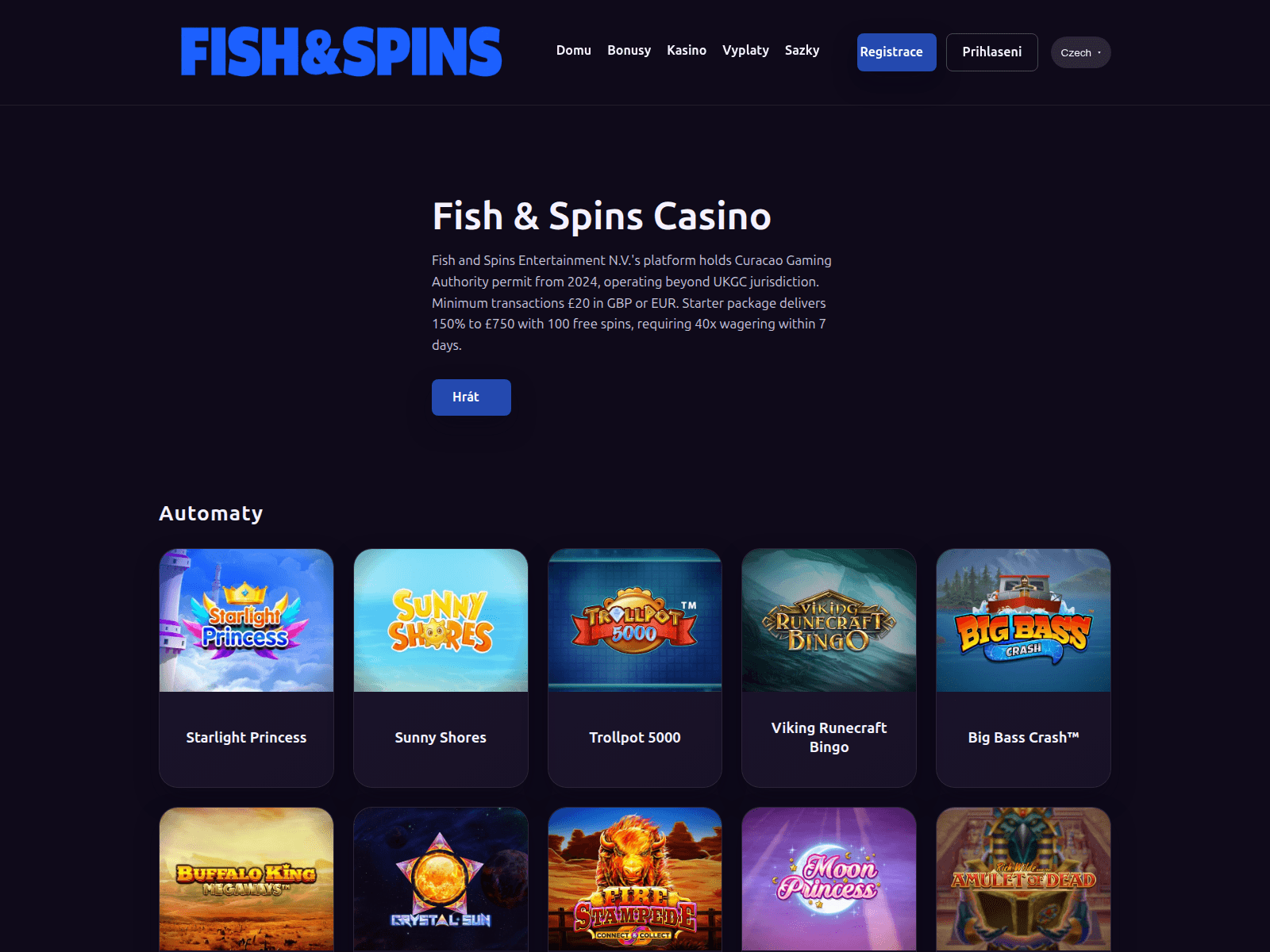 Screenshot of uk-fishandspins.com