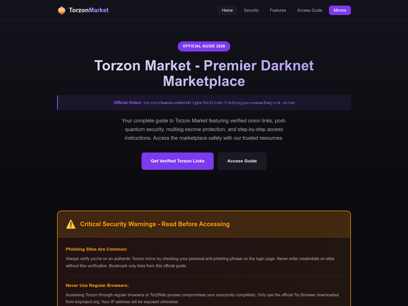 Screenshot of torzondnm.world