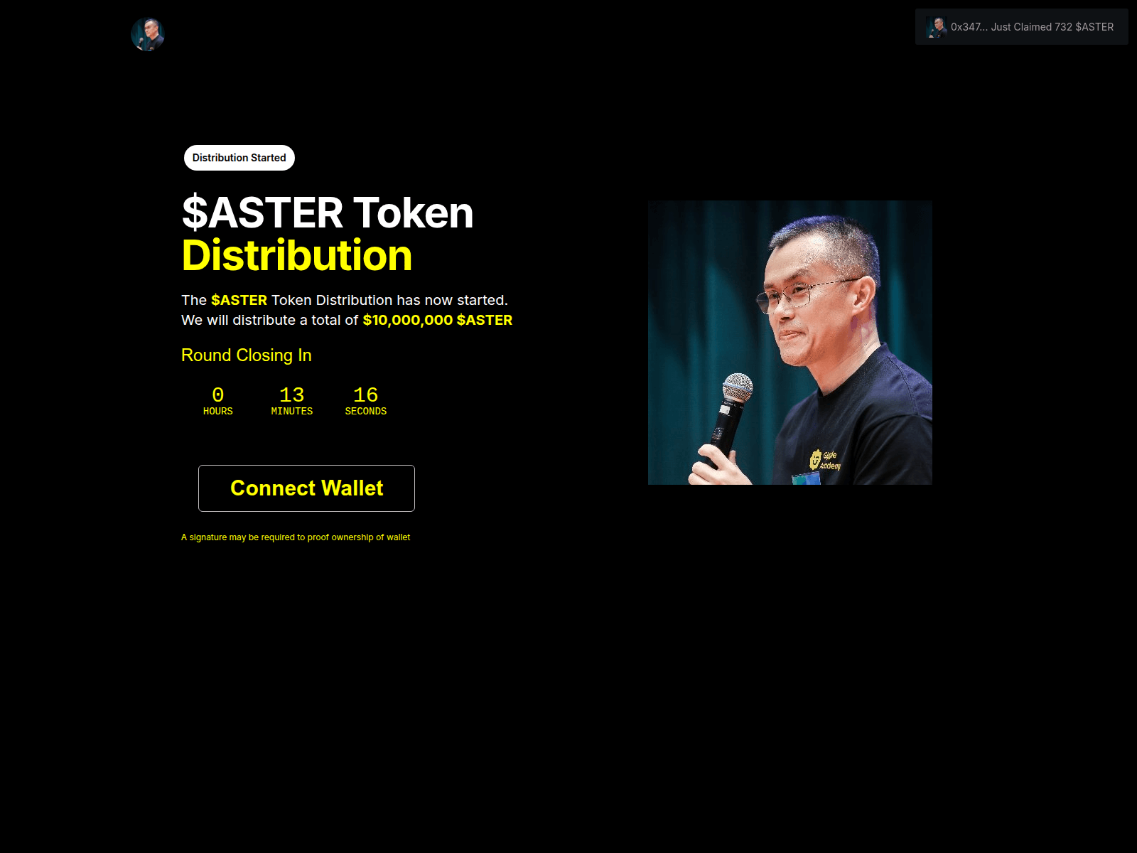 Screenshot of asterscz-allocations.xyz
