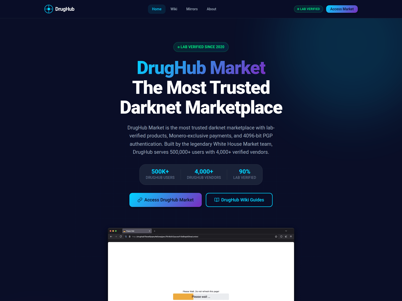 Screenshot of drughubdnm.world