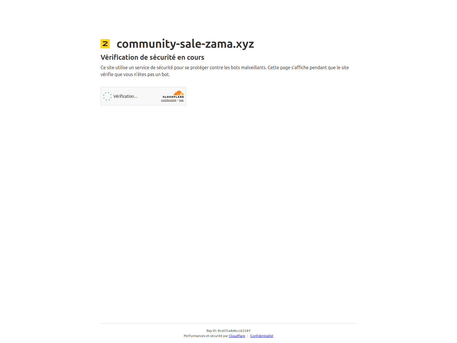 Screenshot of community-sale-zama.xyz