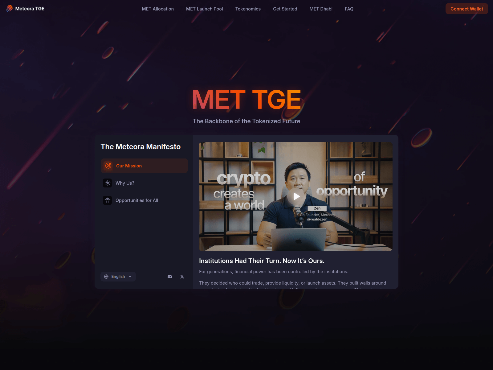 Screenshot of meteorraag.xyz