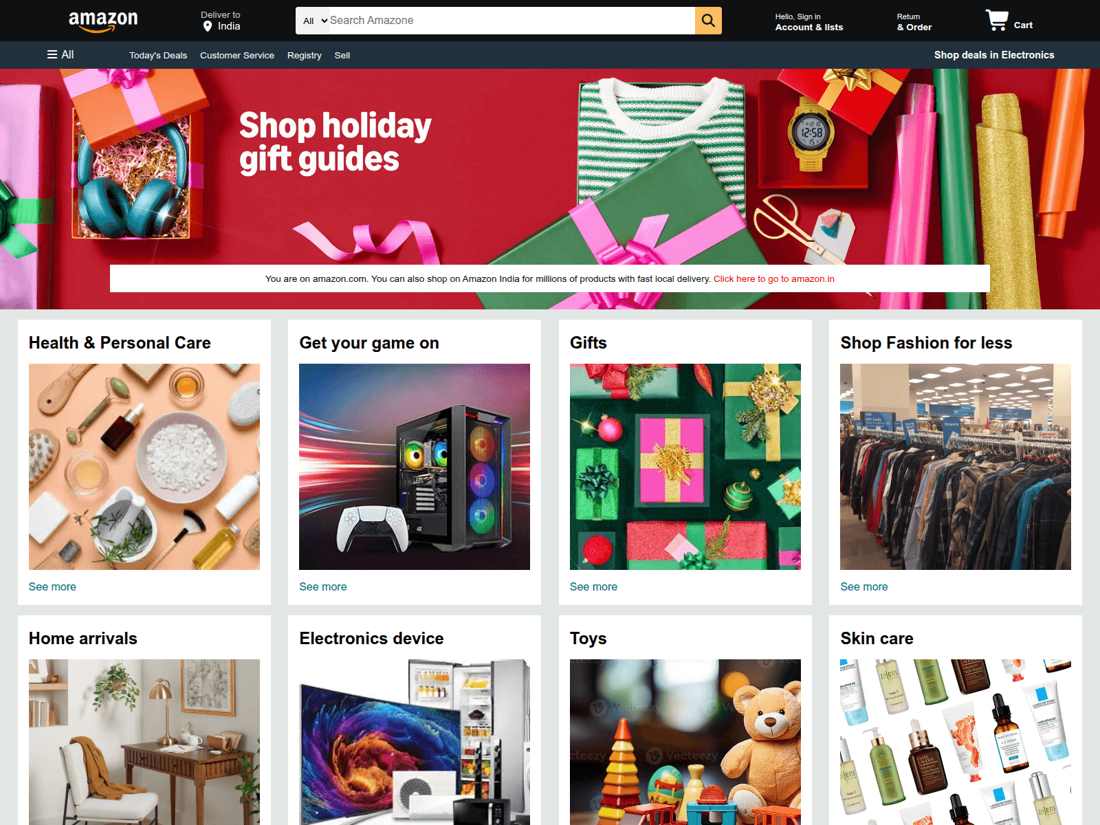 Screenshot of amazone-clone-snowy.vercel.app