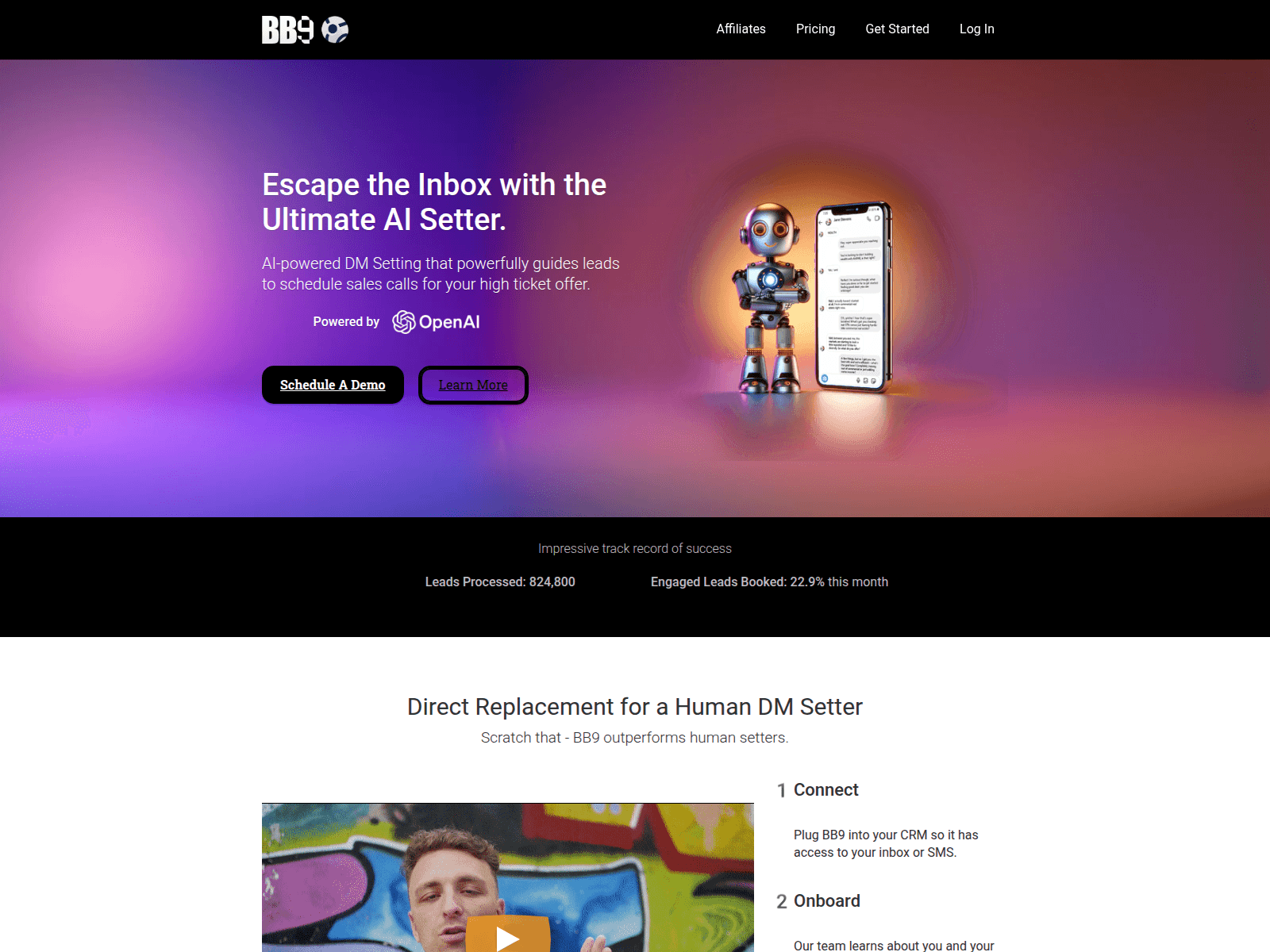 Screenshot of trybb9.com
