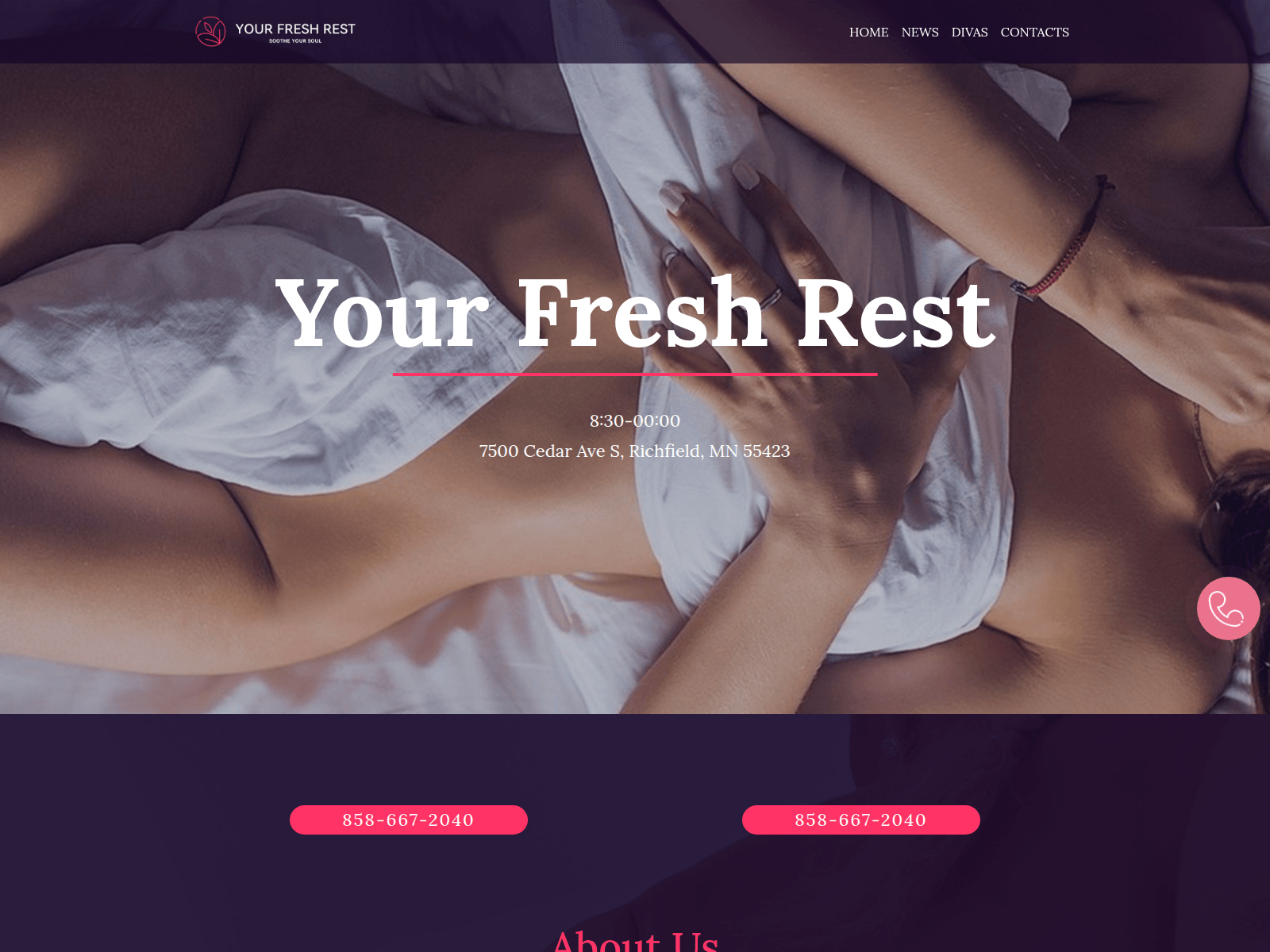 Screenshot of urfreshrest.com