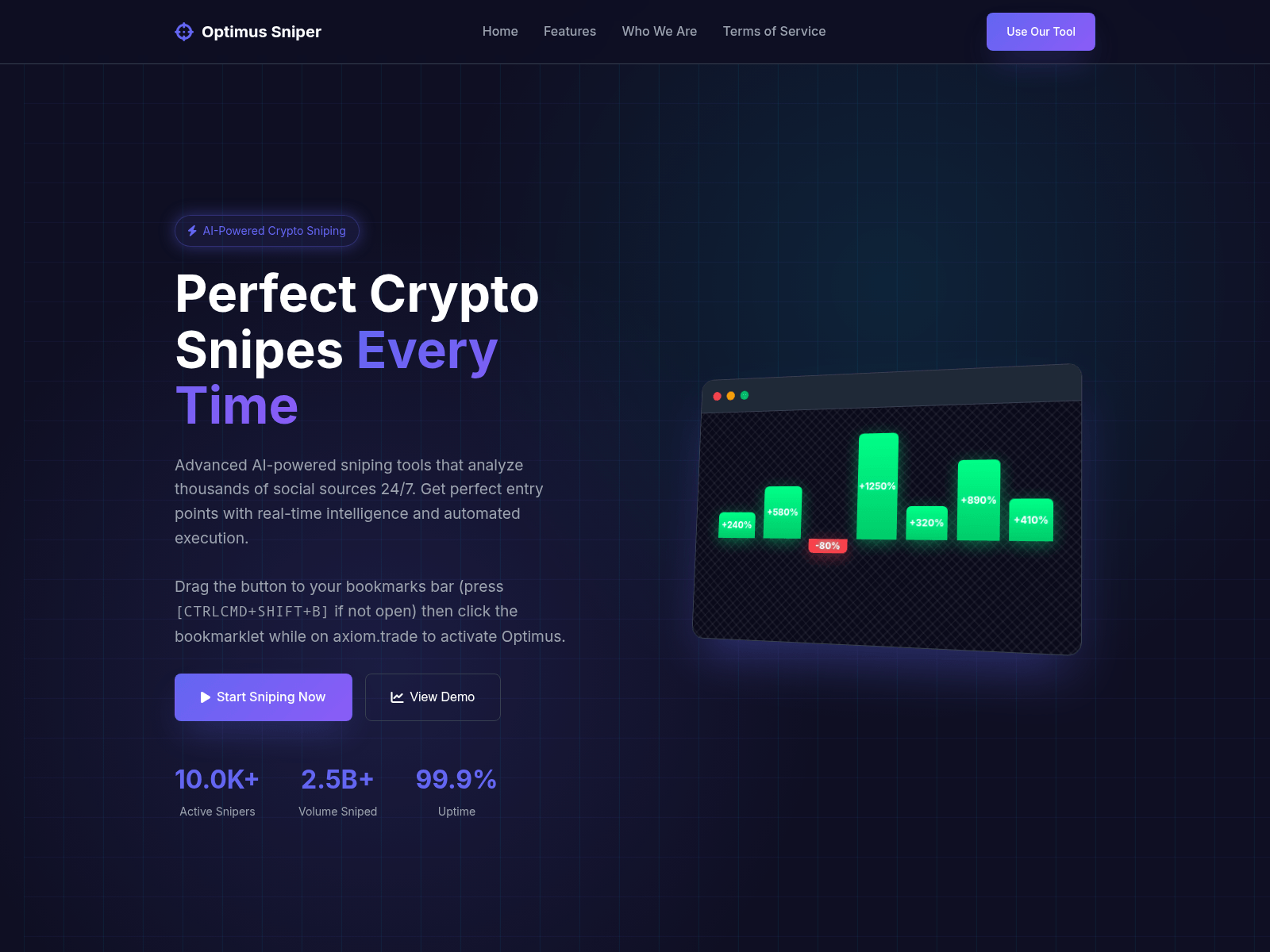 Screenshot of optimussniper.media
