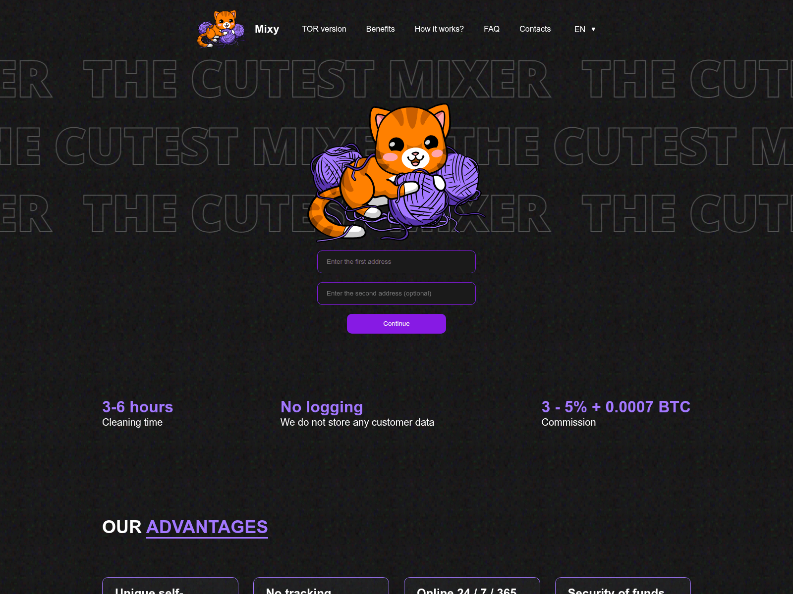 Screenshot of mlxy.money