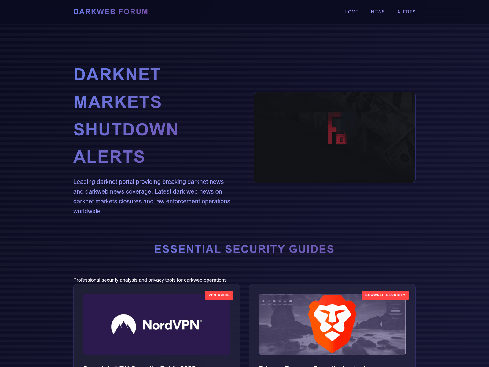 Screenshot of darkweb-forum.net