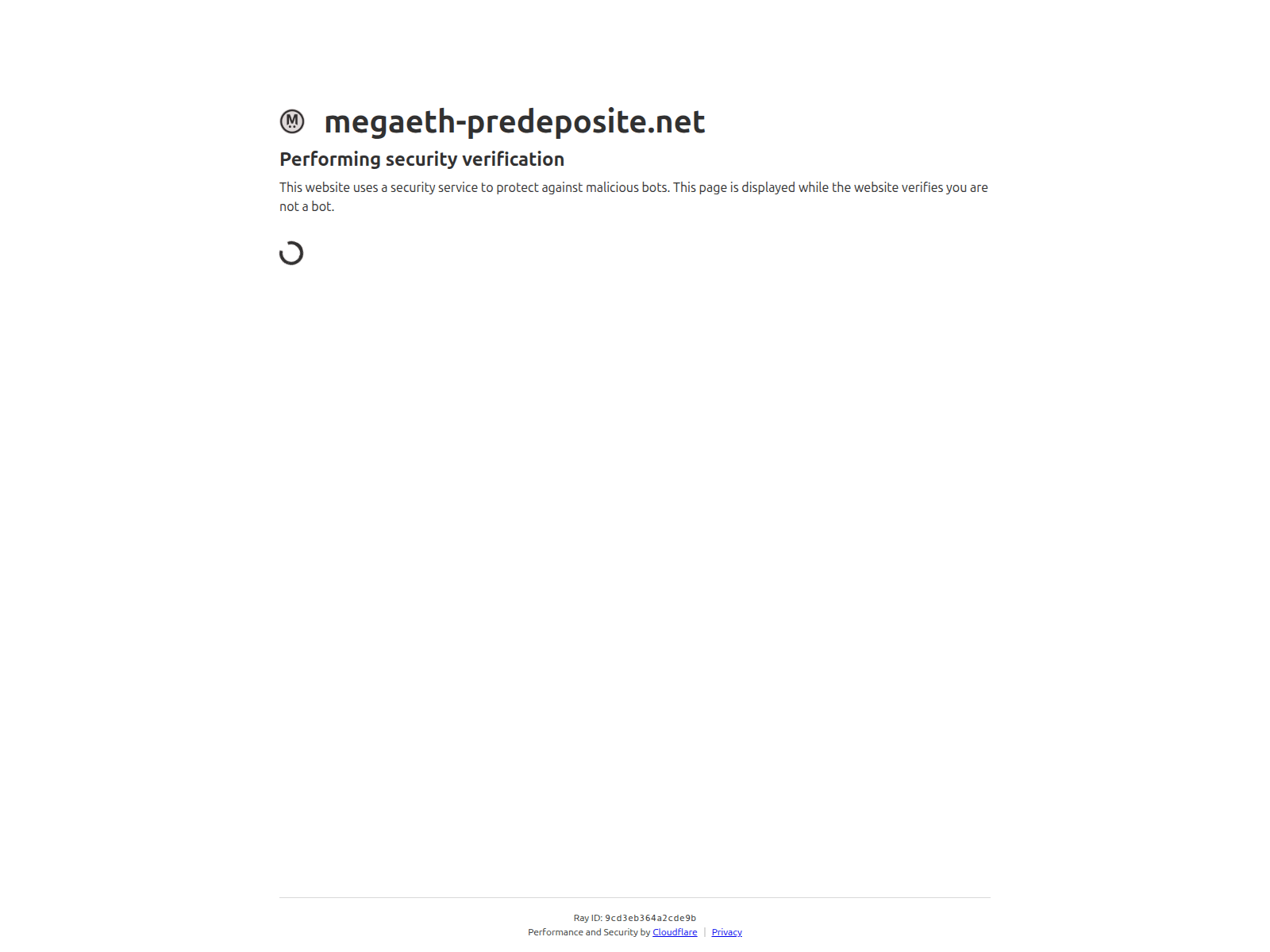 Screenshot of megaeth-predeposite.net
