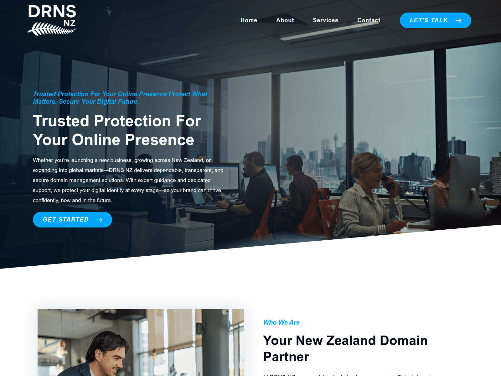 Screenshot of drnsnz.org