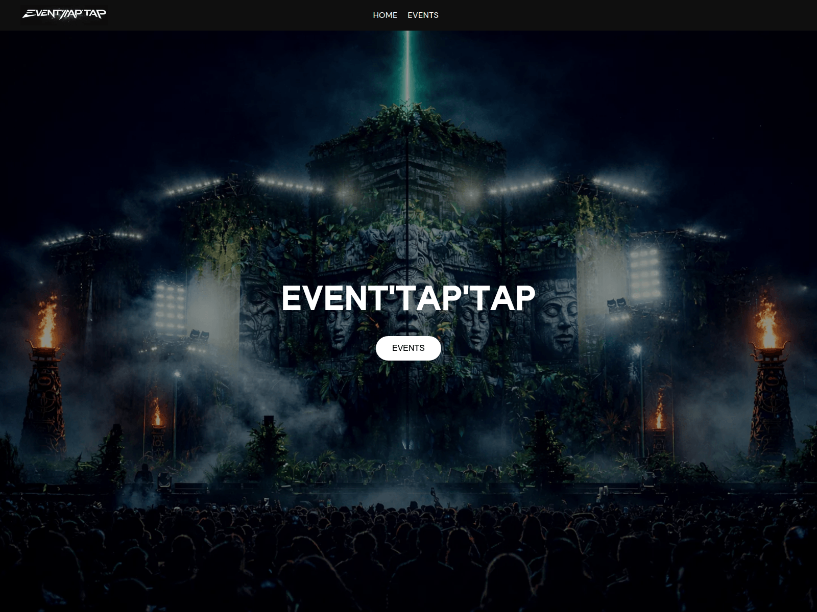 Screenshot of eventtaptap.com
