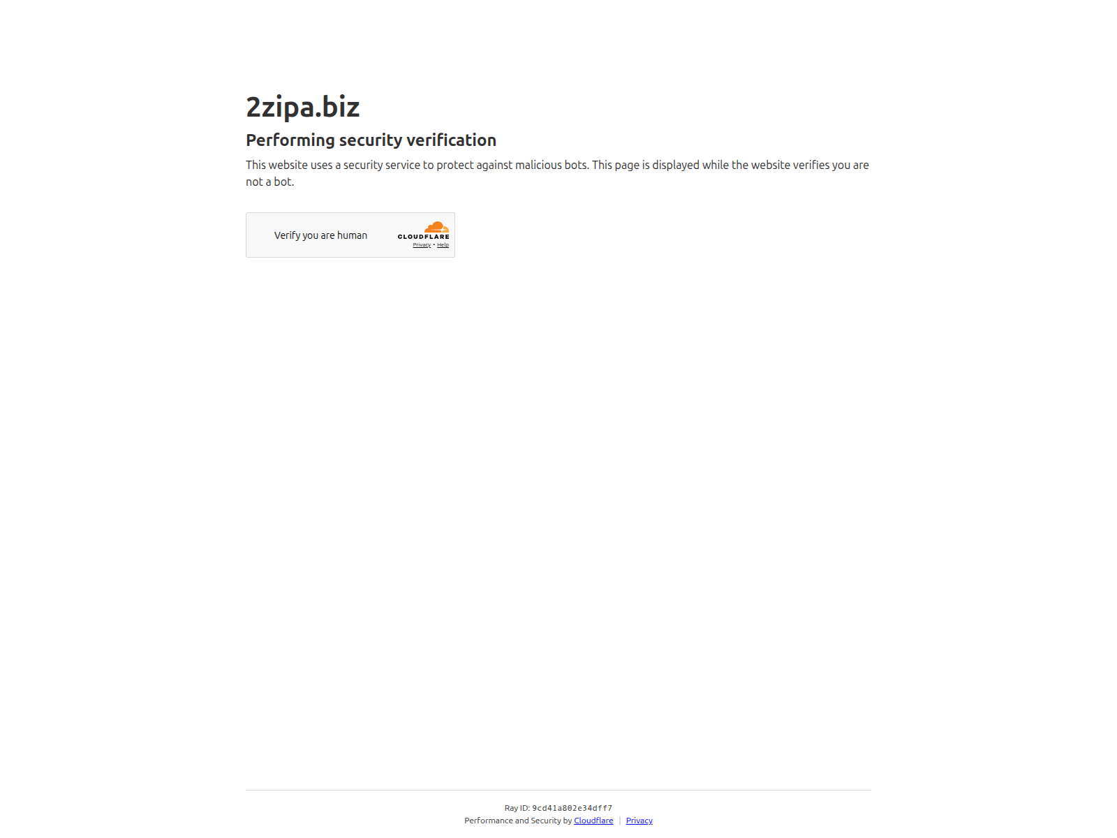 Screenshot of 2zipa.biz