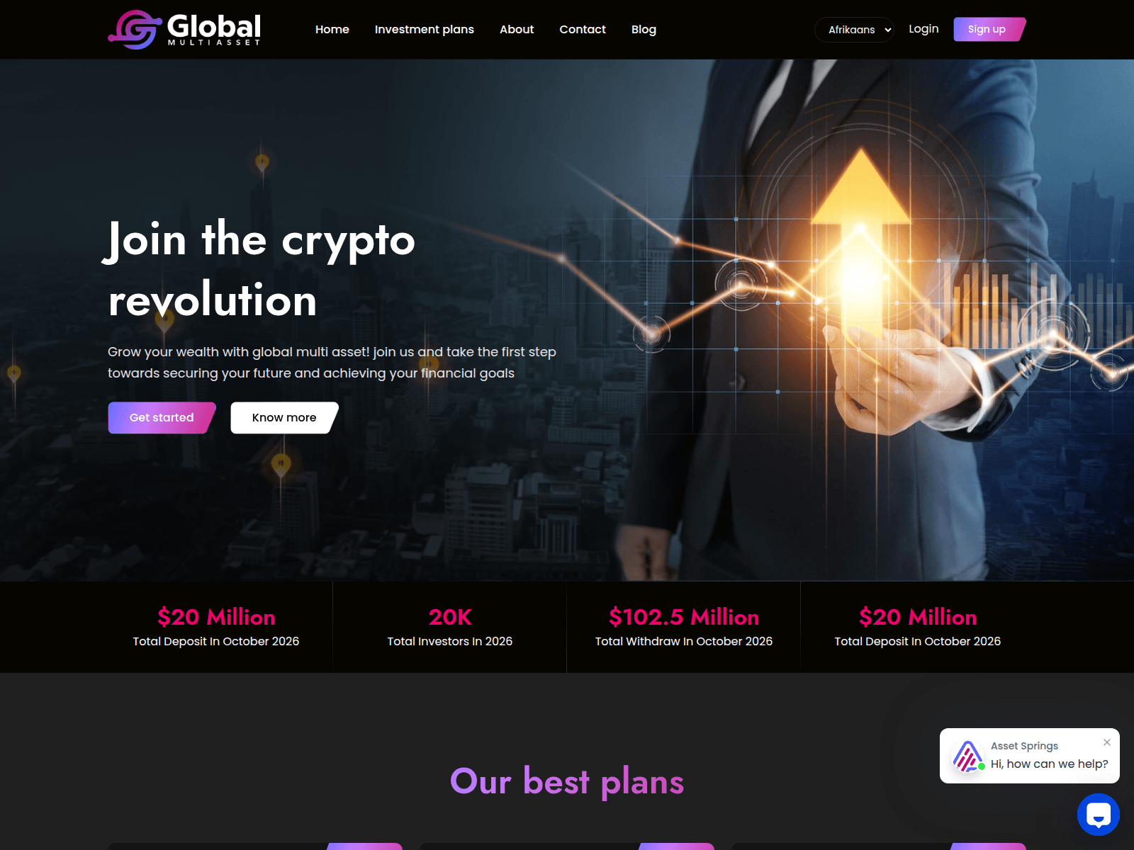 Screenshot of globalmultiasset.com