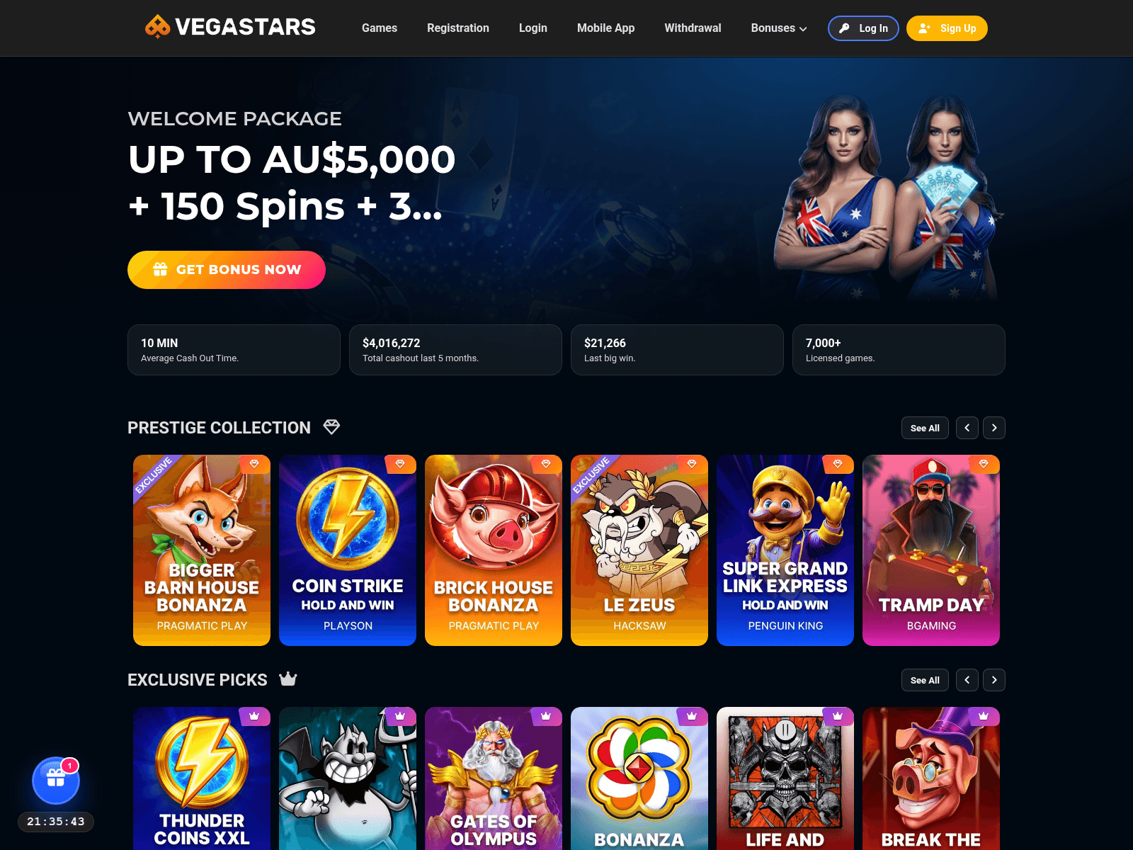 Screenshot of vegastarscasinos-online.com