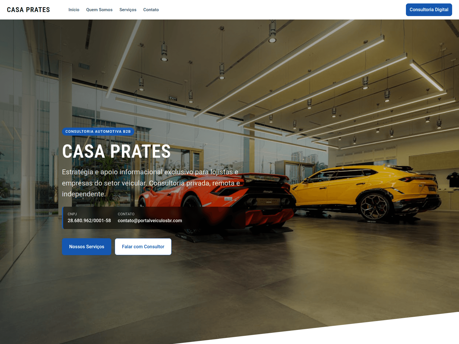 Screenshot of portalveiculosbr.com