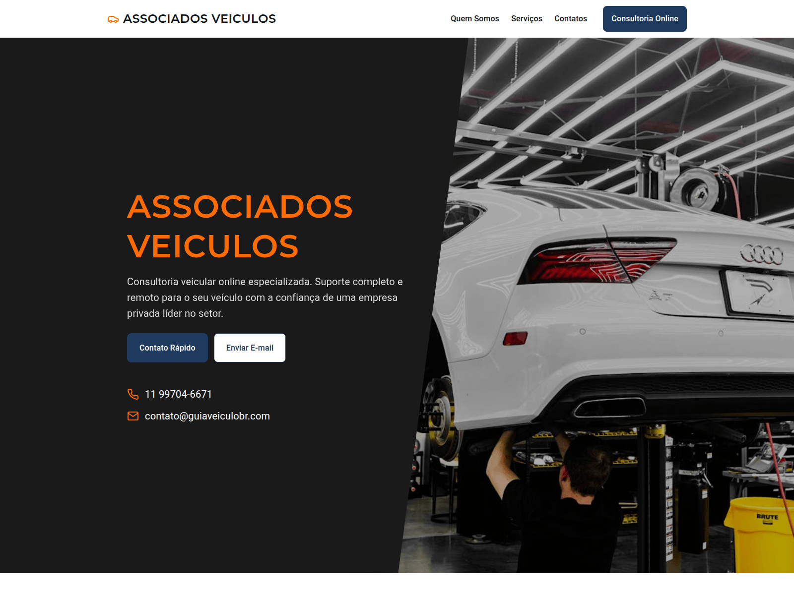 Screenshot of guiaveiculobr.com