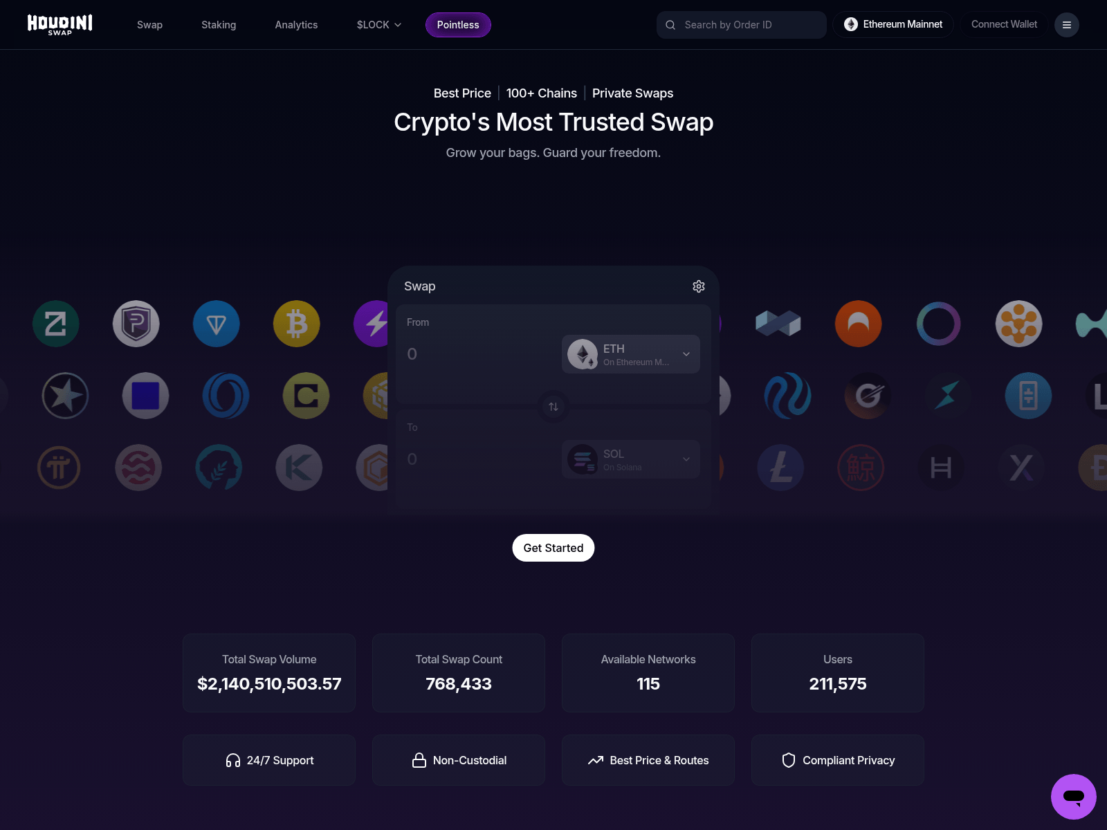 Screenshot of hpudiniswap.com