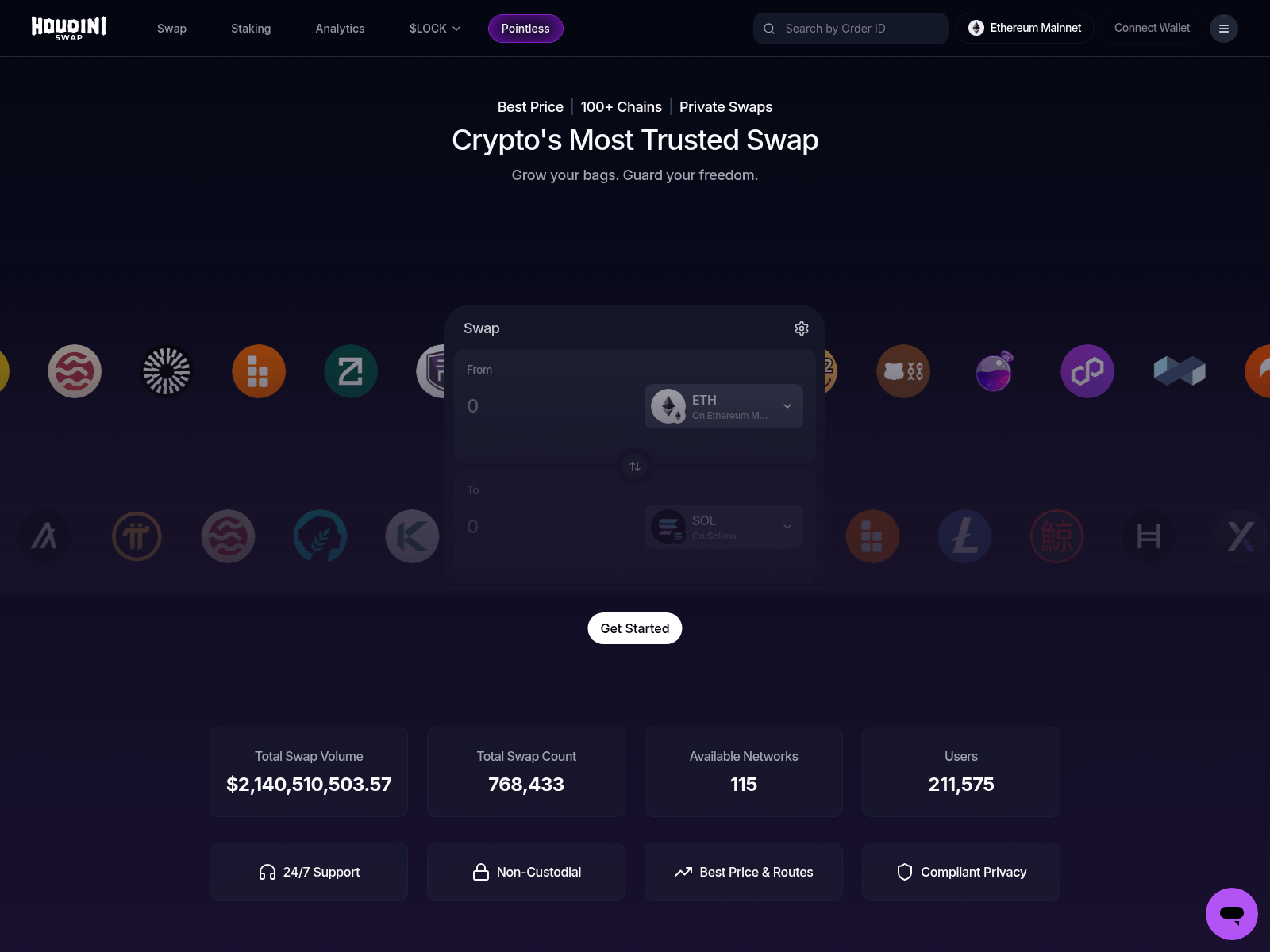 Screenshot of houfiniswap.com