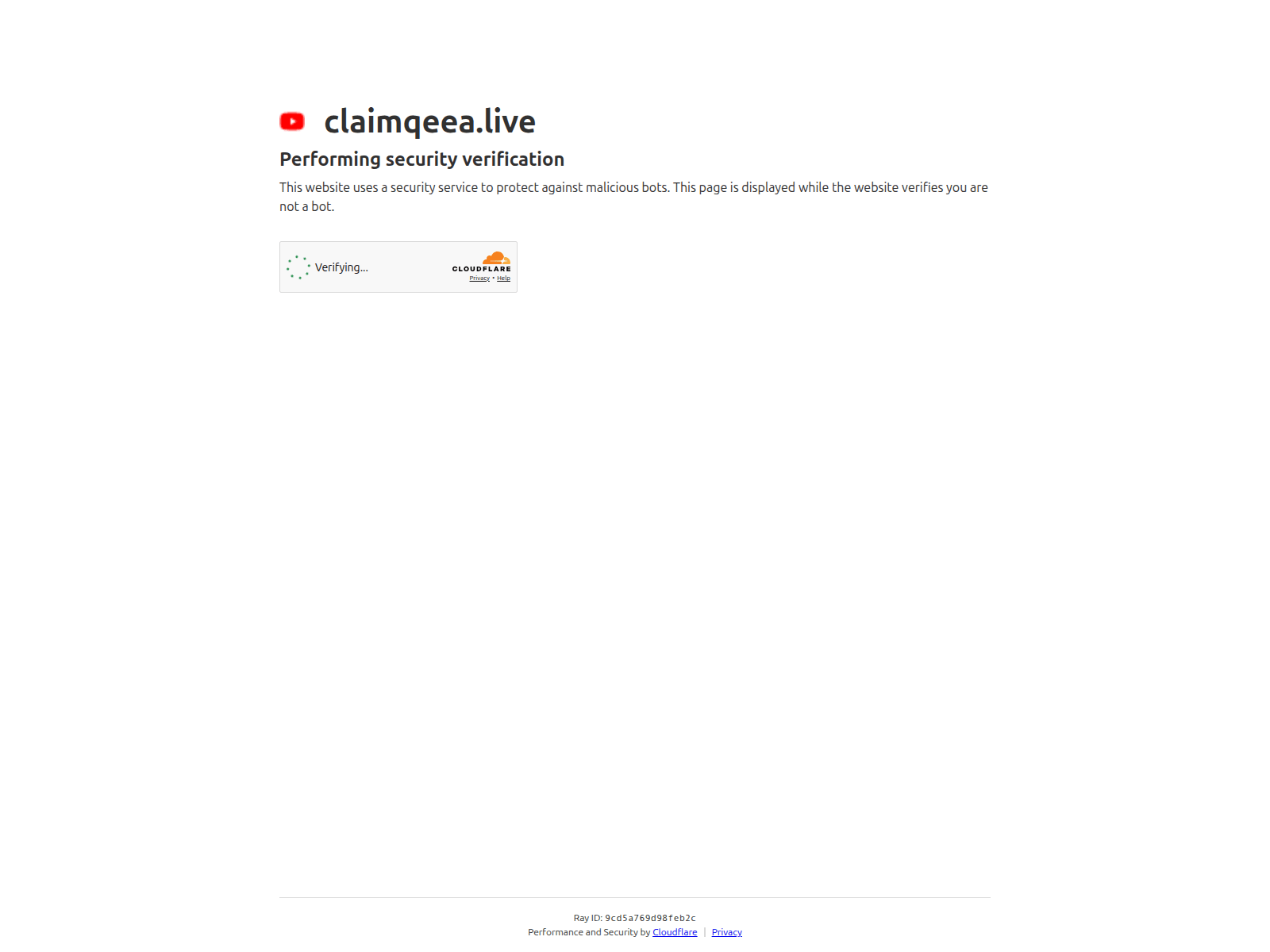 Screenshot of claimqeea.live