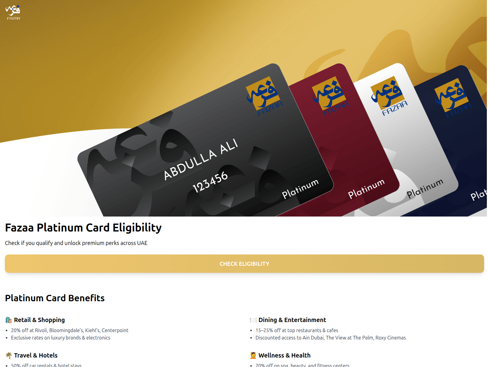 Screenshot of fazaanewestbenefits.com