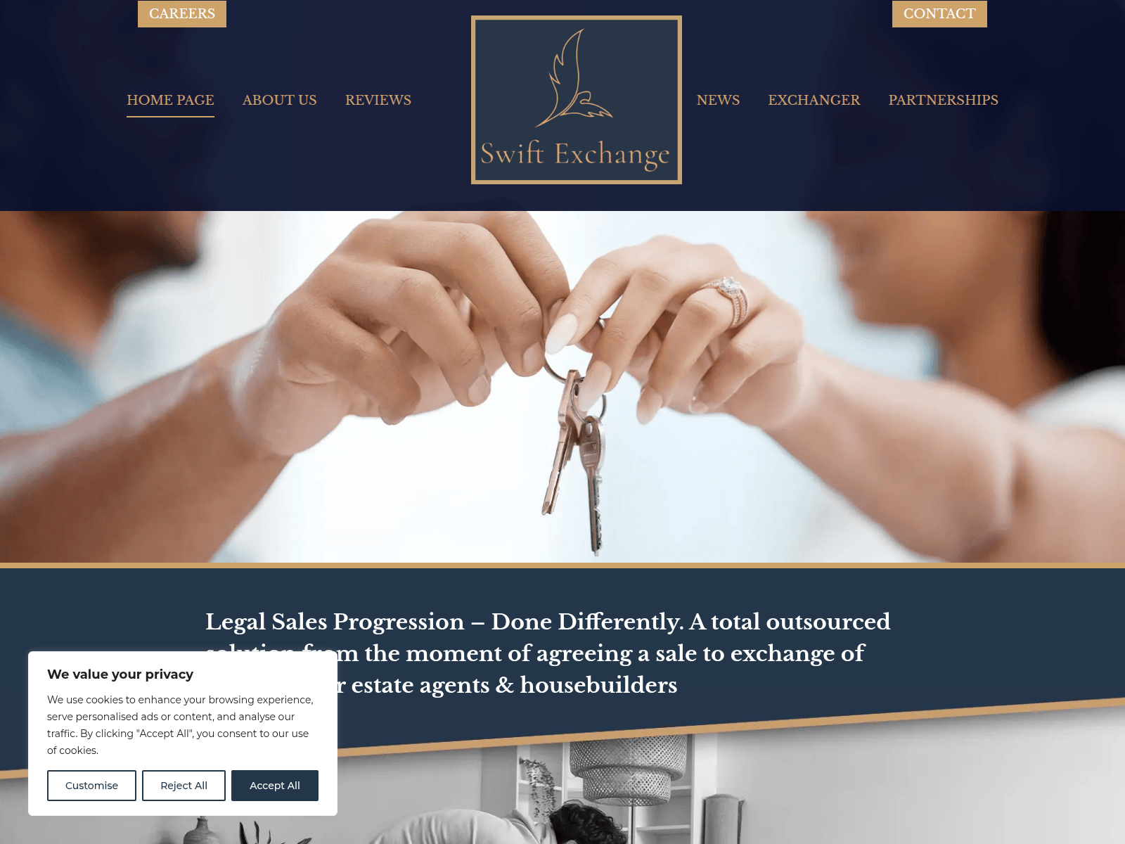 Screenshot of swyftx-exchange.com
