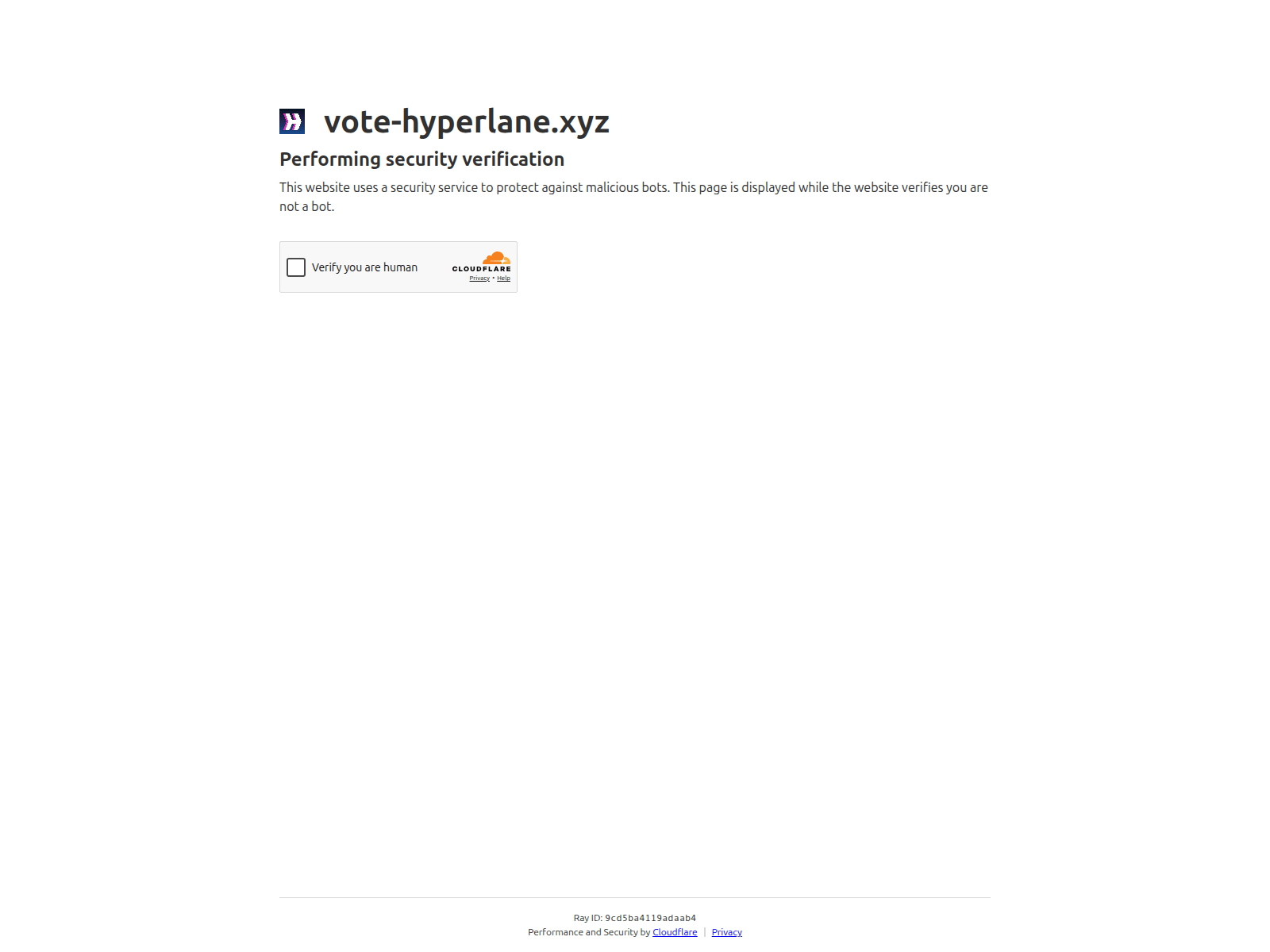 Screenshot of vote-hyperlane.xyz