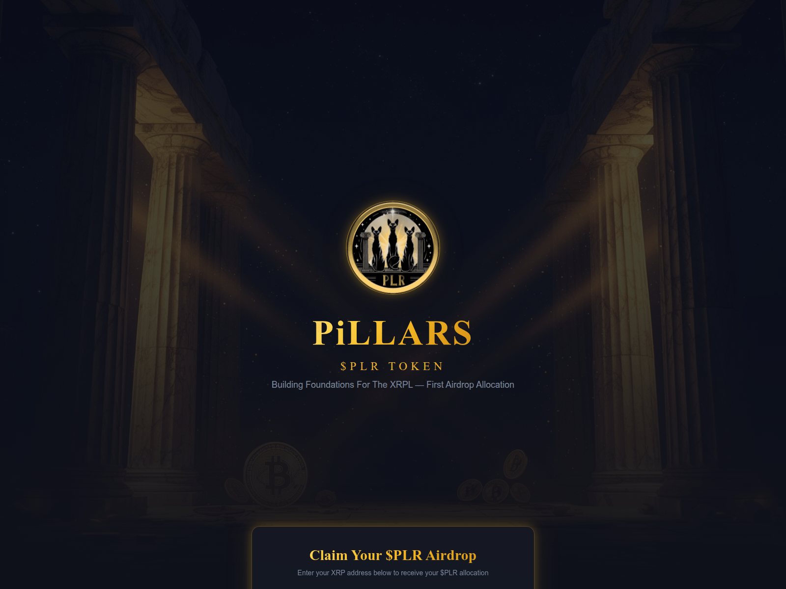 Screenshot of xrpillars.info