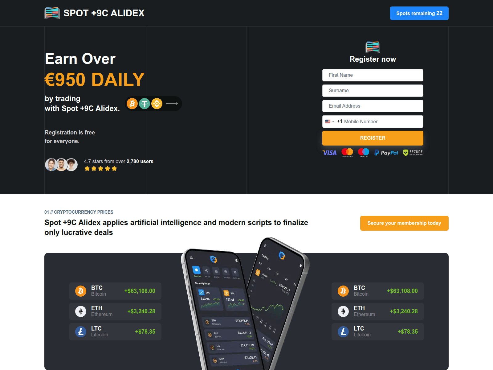 Screenshot of spot9-calidex.it