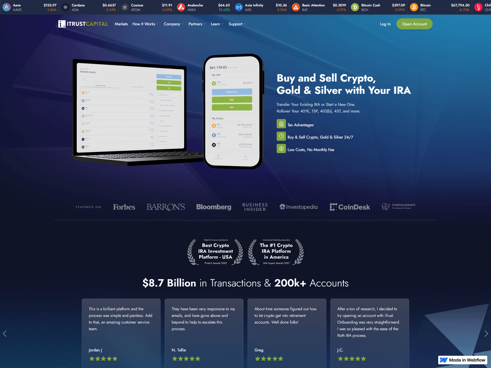 Screenshot of my--sso-itrustcapital--com-auth-my.webflow.io
