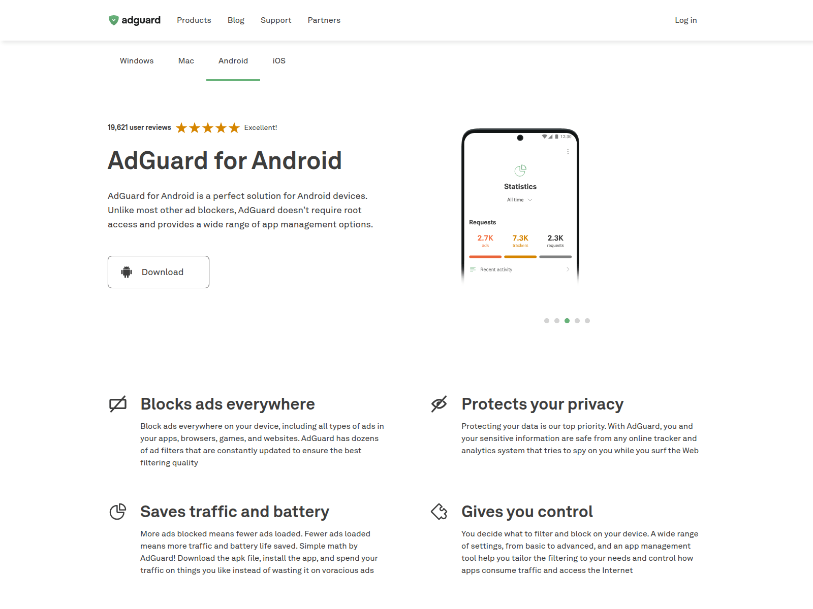 Screenshot of adguardtech.net