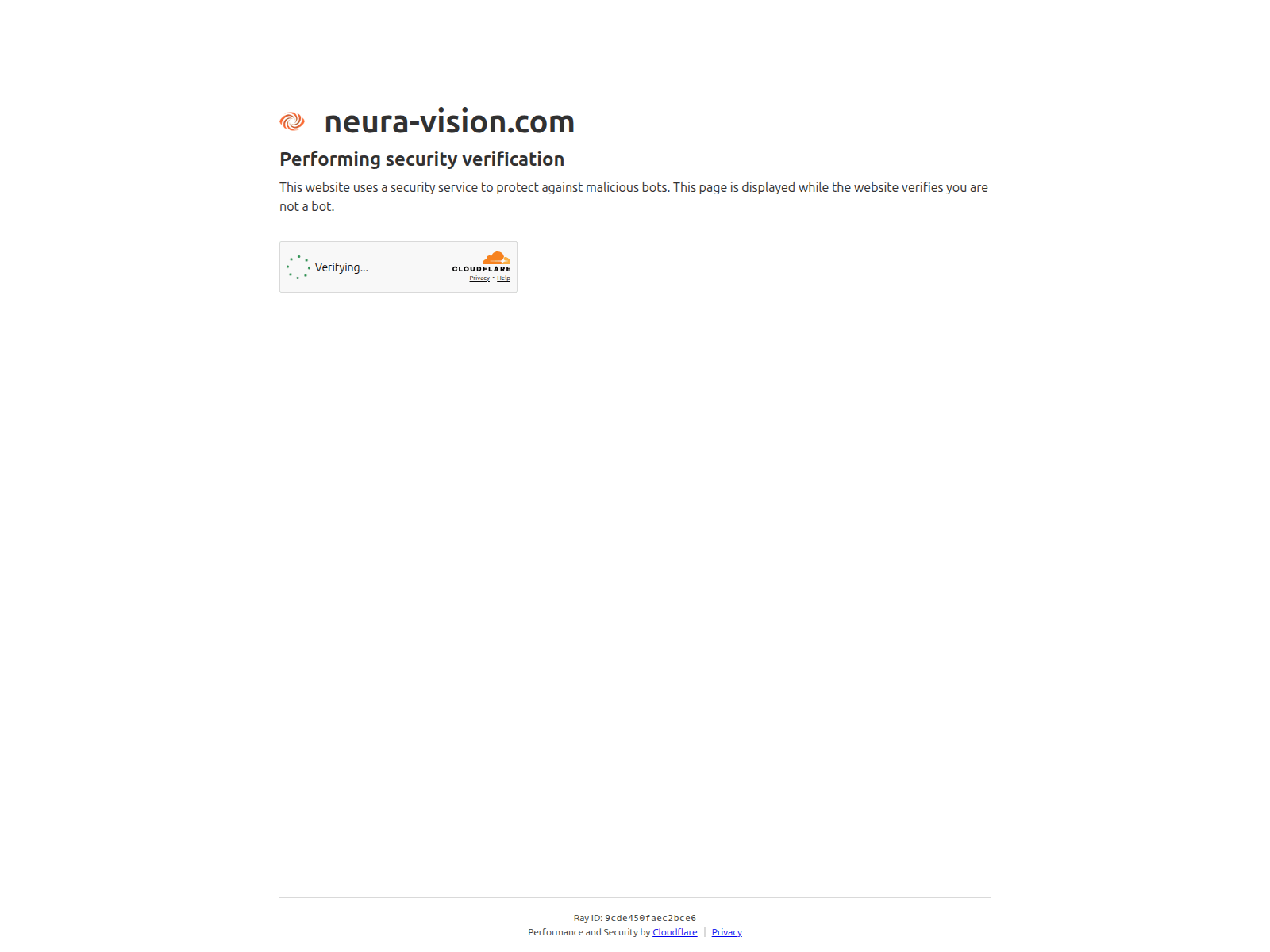 Screenshot of neura-vision.com