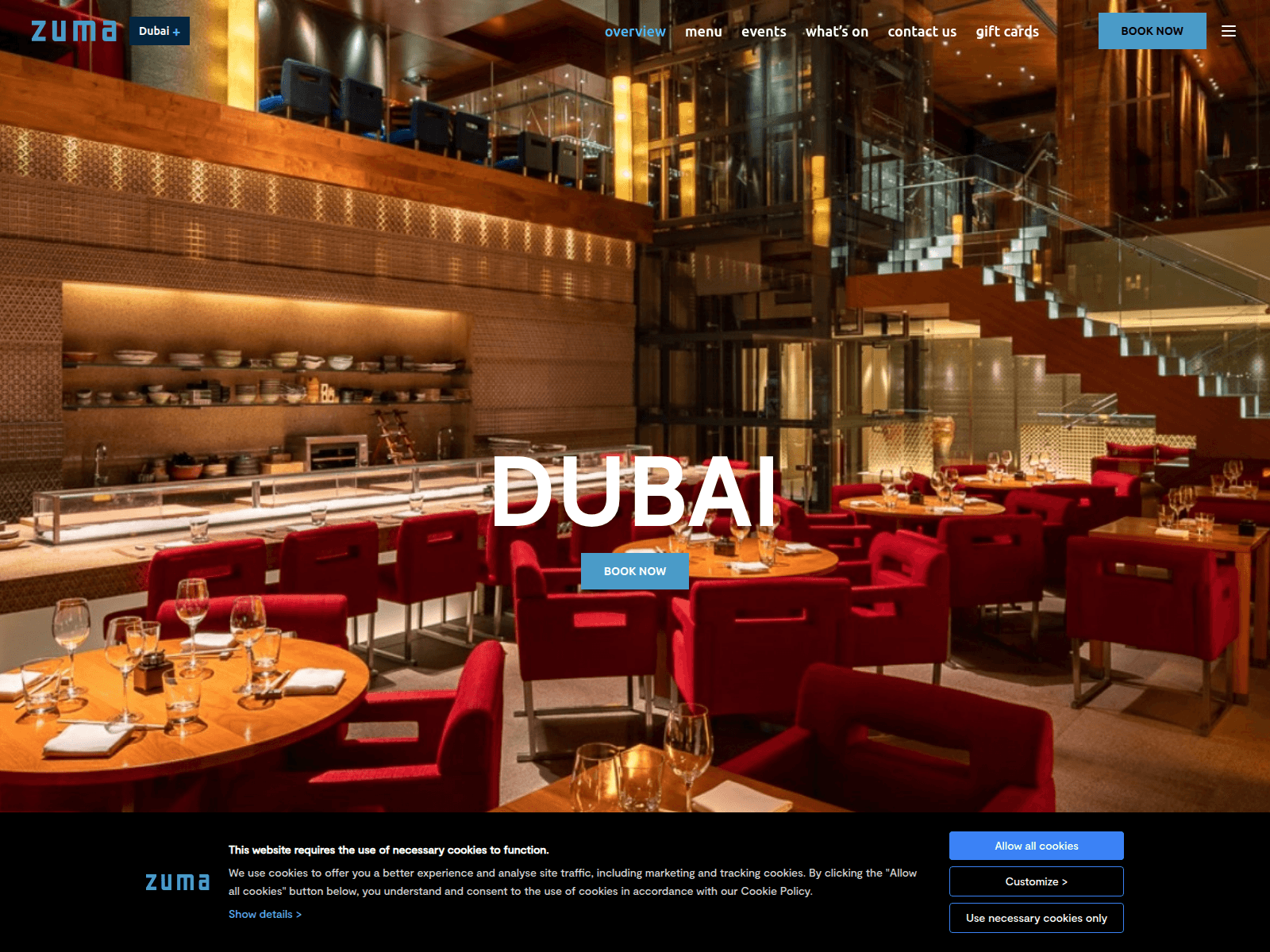 Screenshot of zumauaetables.com