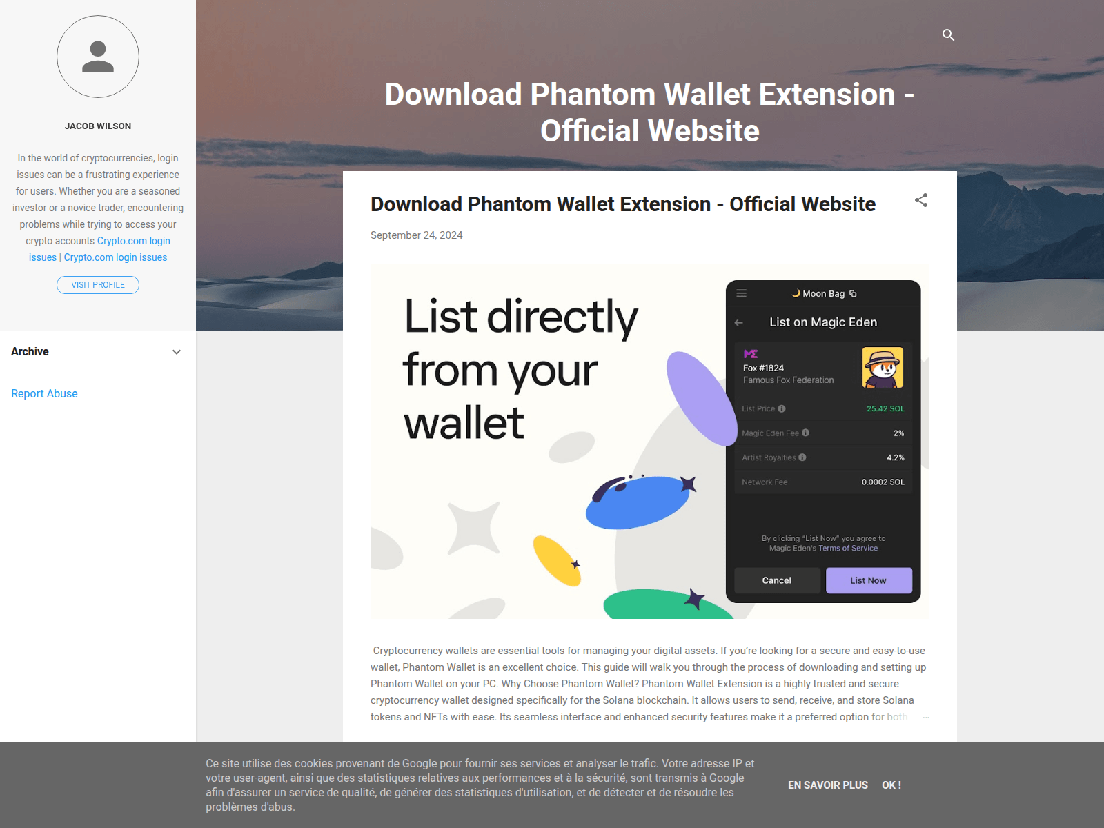 Screenshot of phantomeextensionn.blogspot.ug