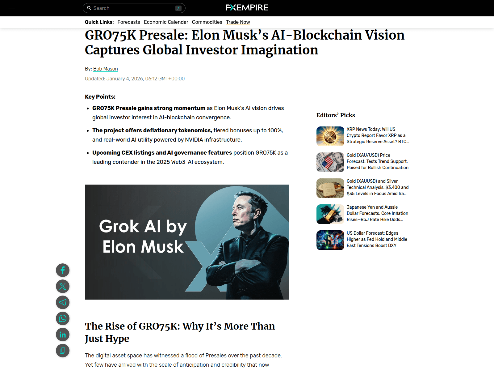 Screenshot of gro75k-fxempire.com