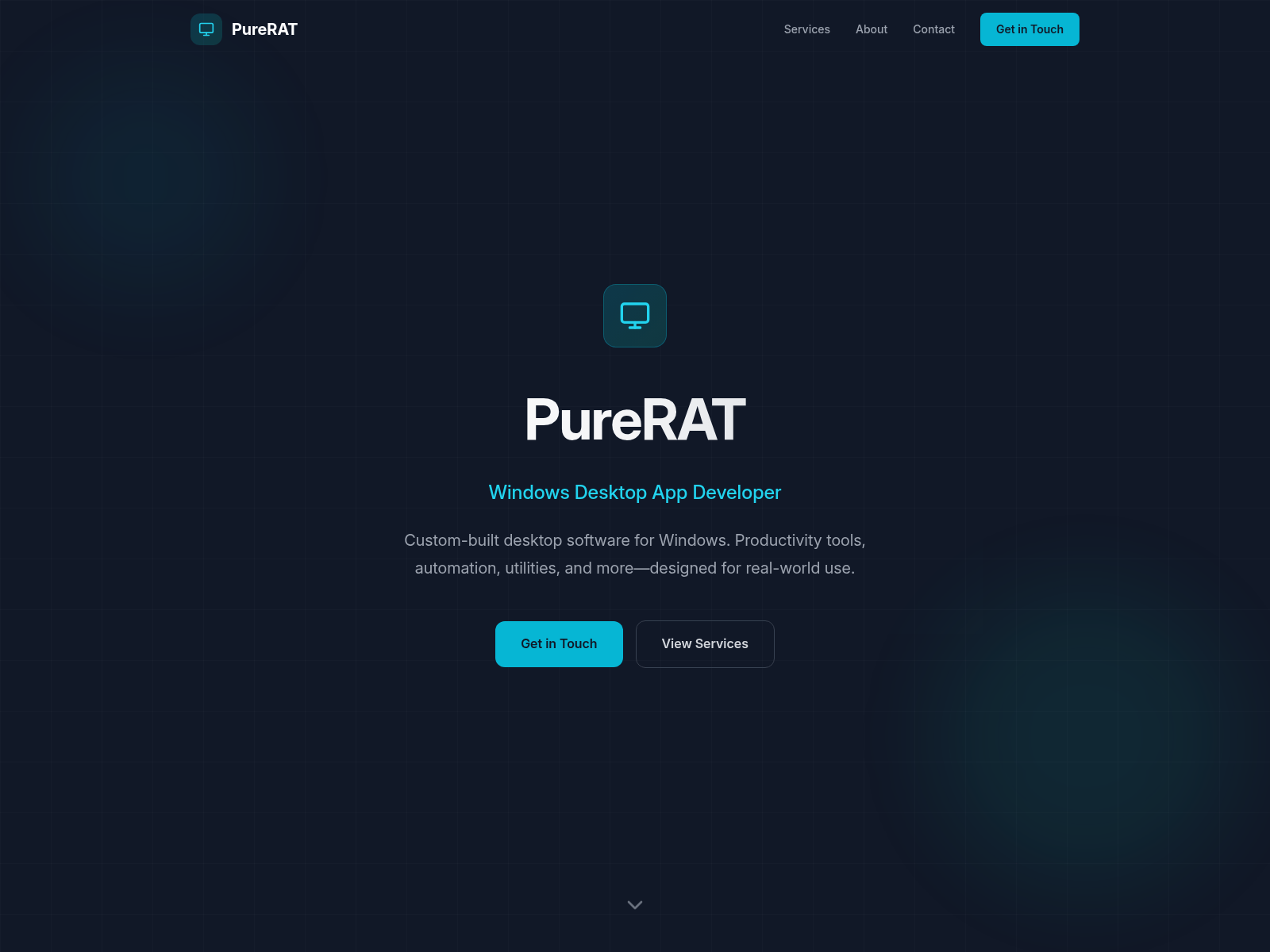 Screenshot of purerat.com