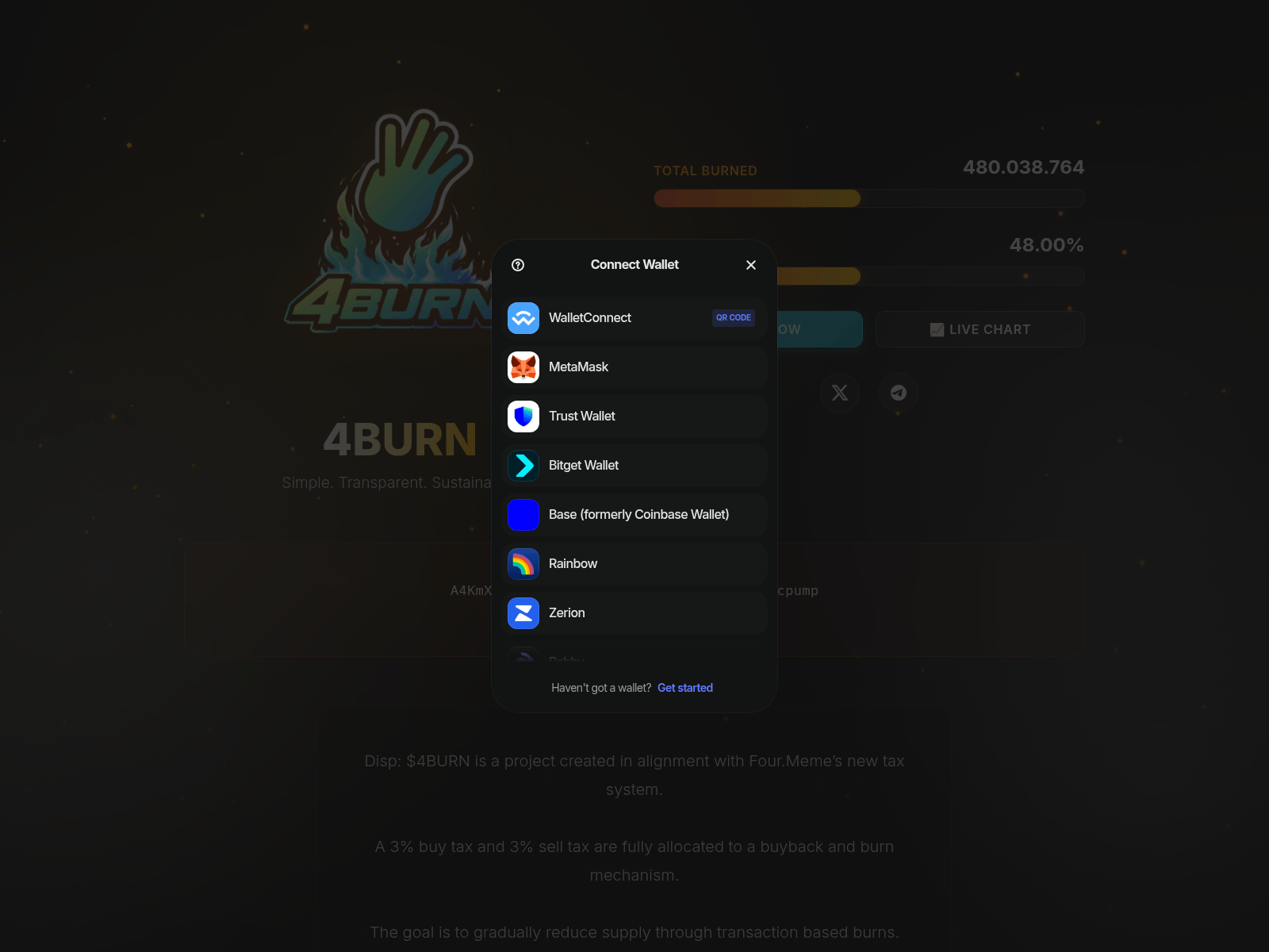 Screenshot of 4burn.netlify.app