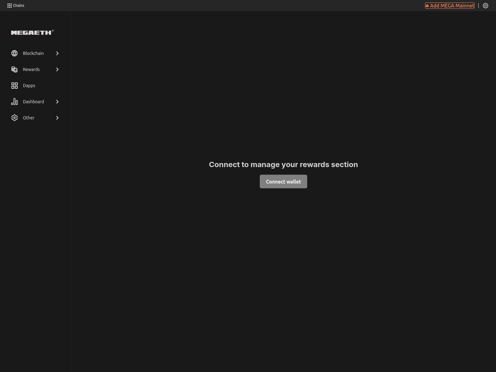 Screenshot of megaeth.rabblthole.com