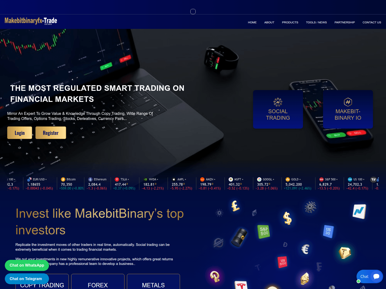 Screenshot of makebinaryfx.com