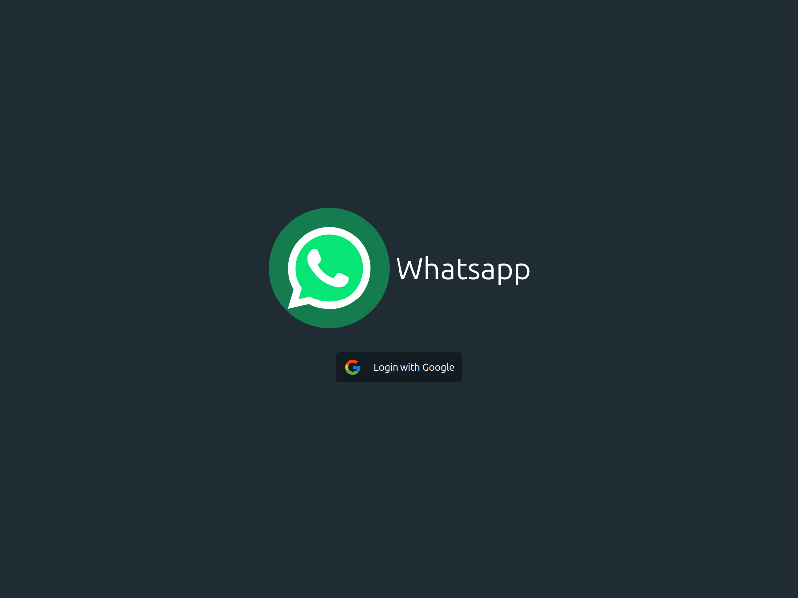 Screenshot of whatsapp-clone-peach-nine.vercel.app