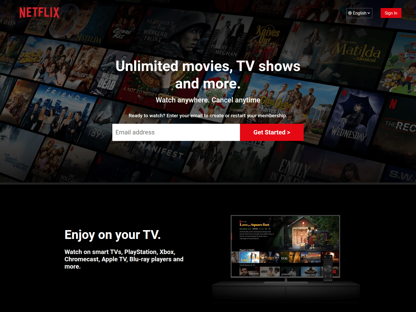 Screenshot of faiz-flix.netlify.app