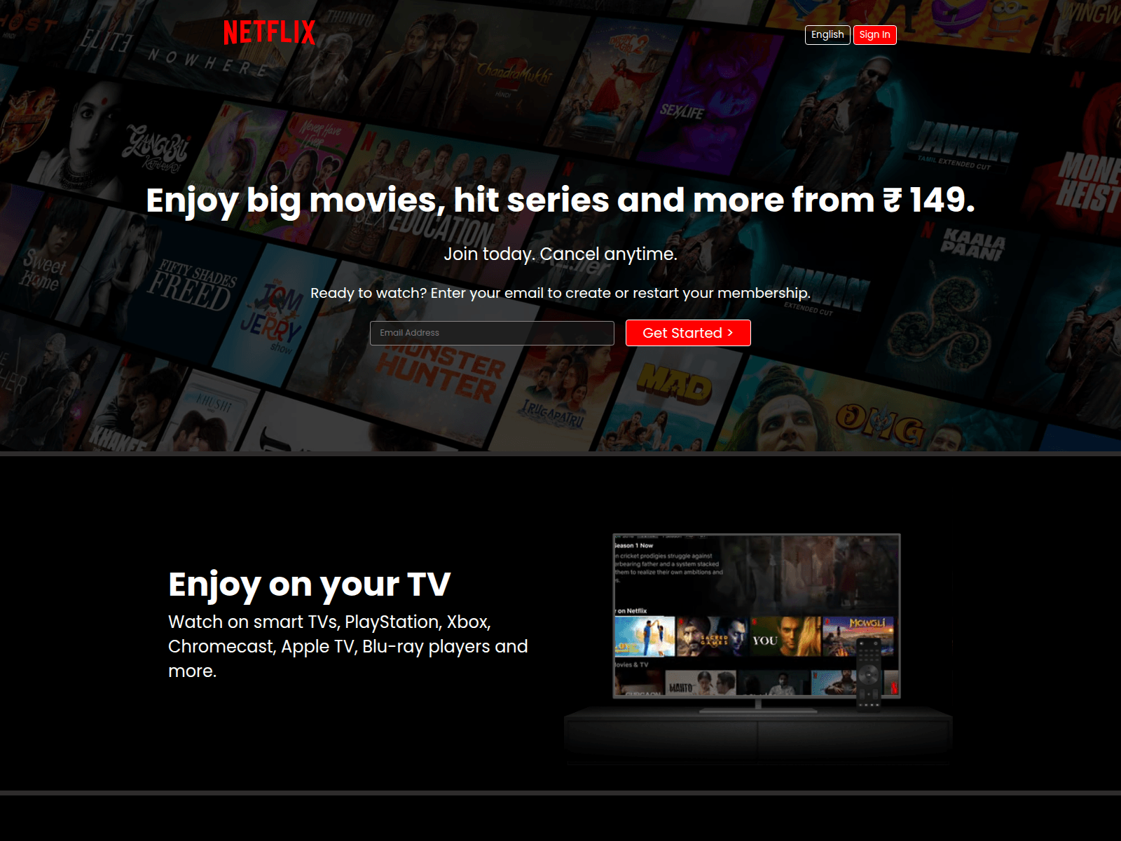 Screenshot of netflix-clone-gamma-lemon-66.vercel.app