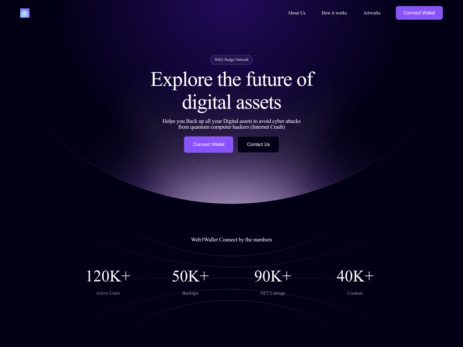 Screenshot of web3vaultnetwork.com