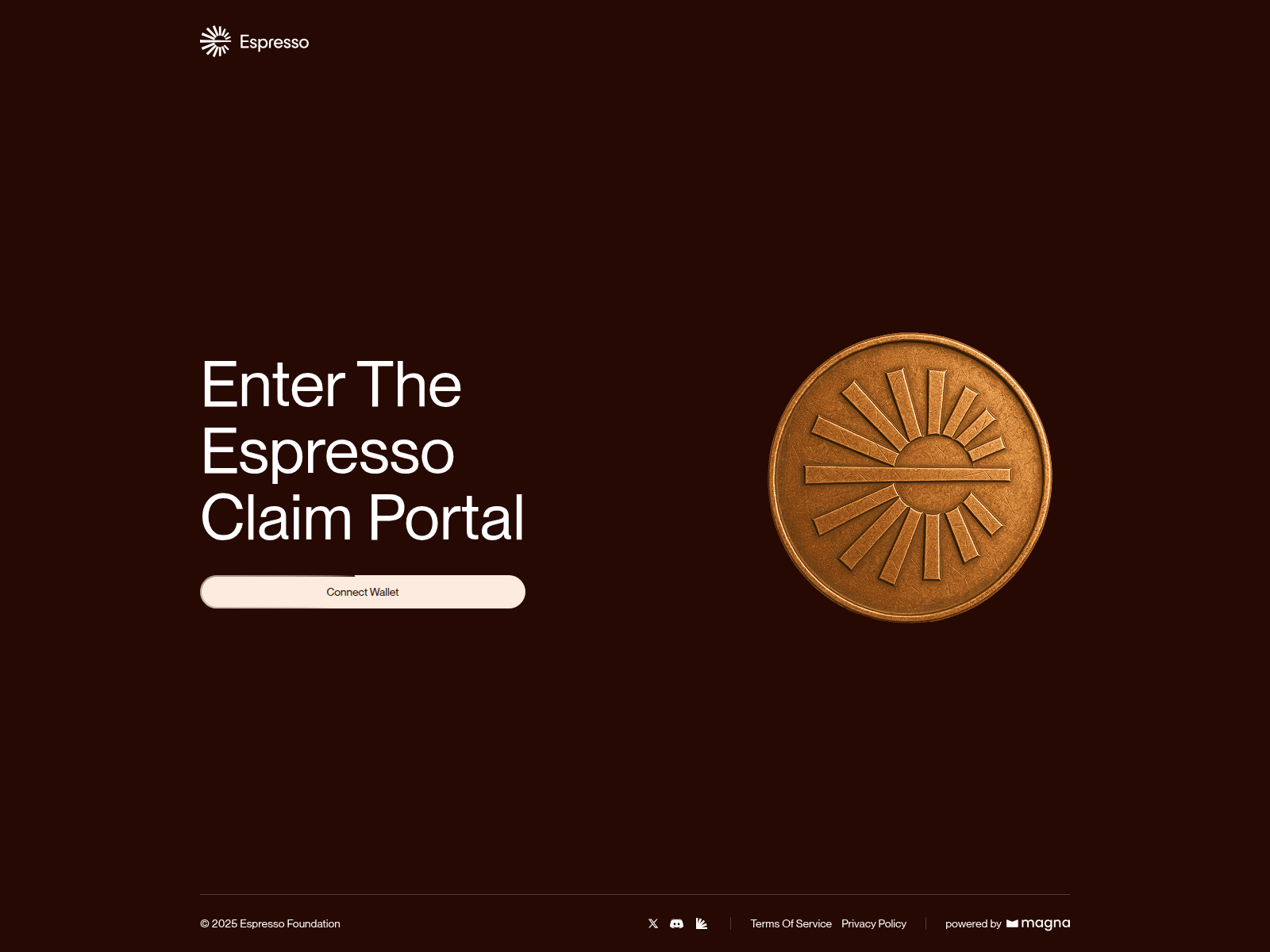 Screenshot of espressofoundation.xyz