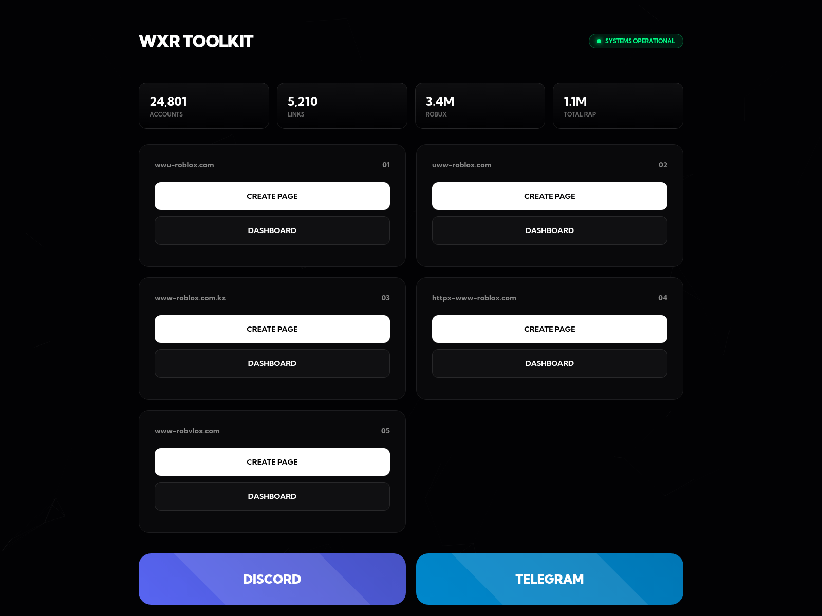 Screenshot of uww-roblox.com
